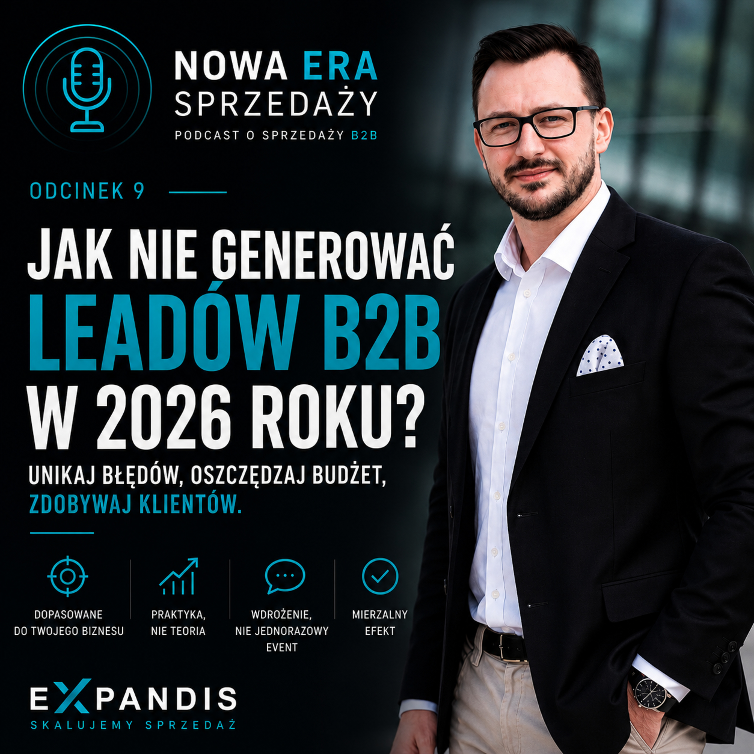 Generowanie leadów B2B w 2026. 20 tys. wysyłek i tylko 11 odpowiedzi | Podcast o sprzedaży B2B episode artwork