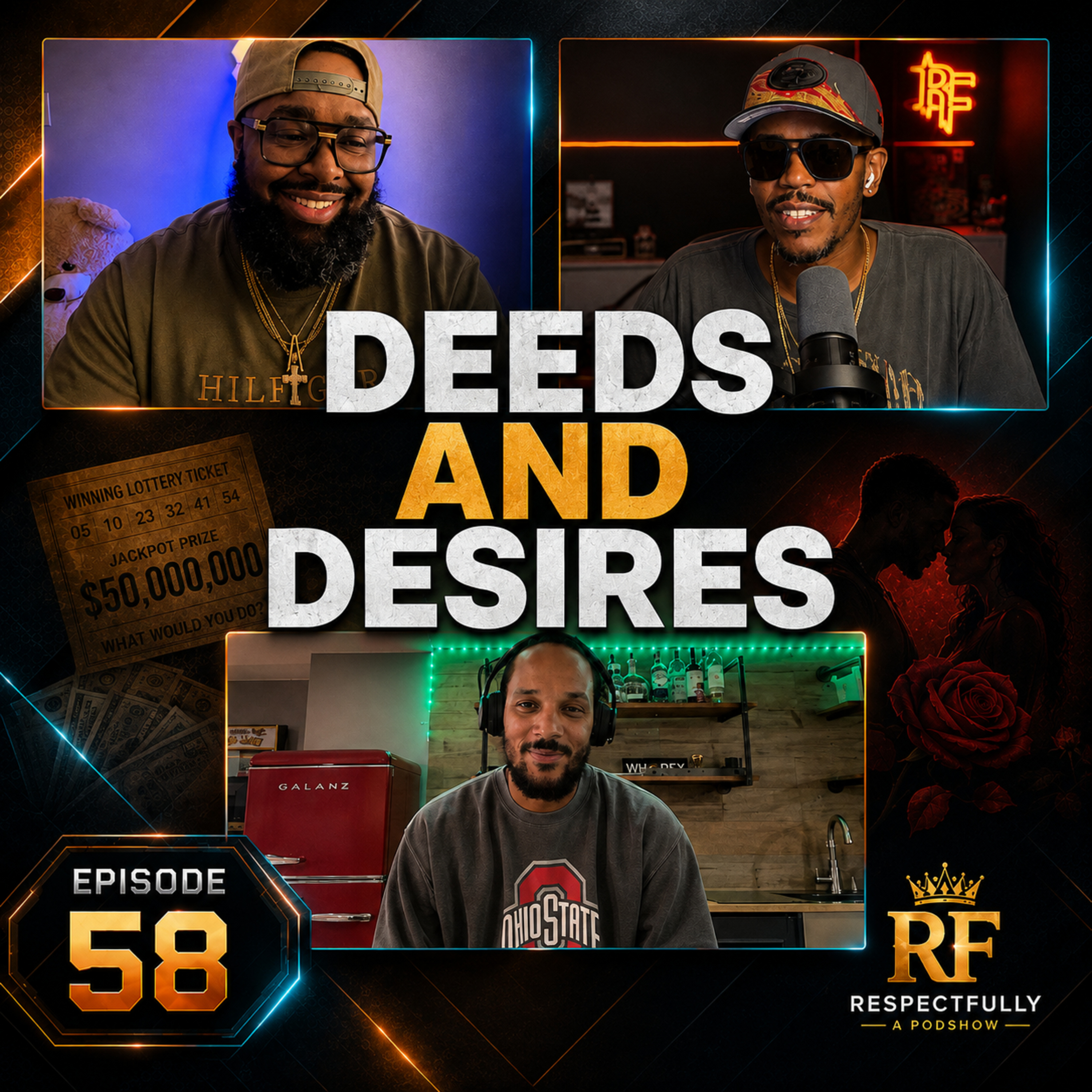 Episode 58: Deeds & Desires episode artwork