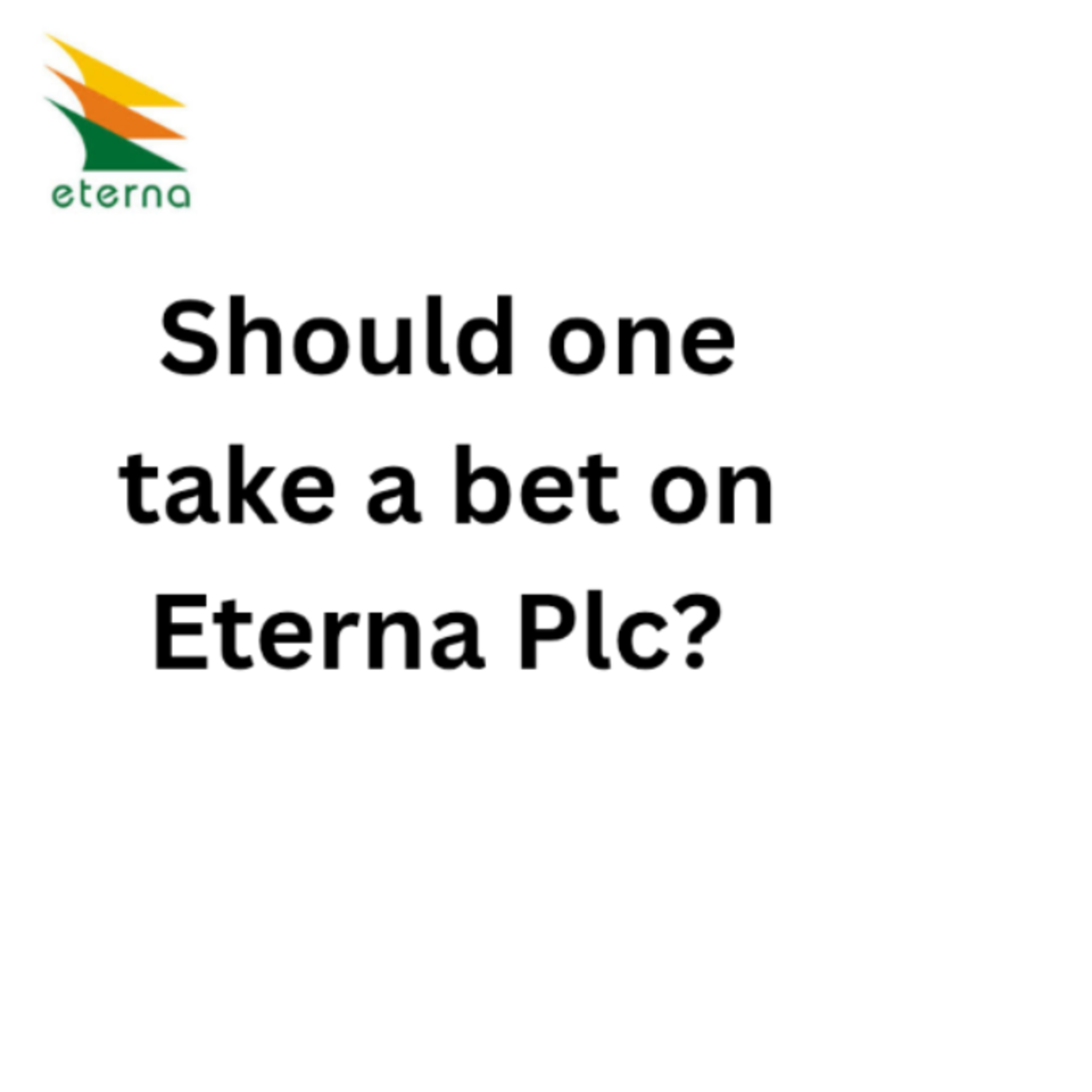 Eterna Plc’s rghts issue
