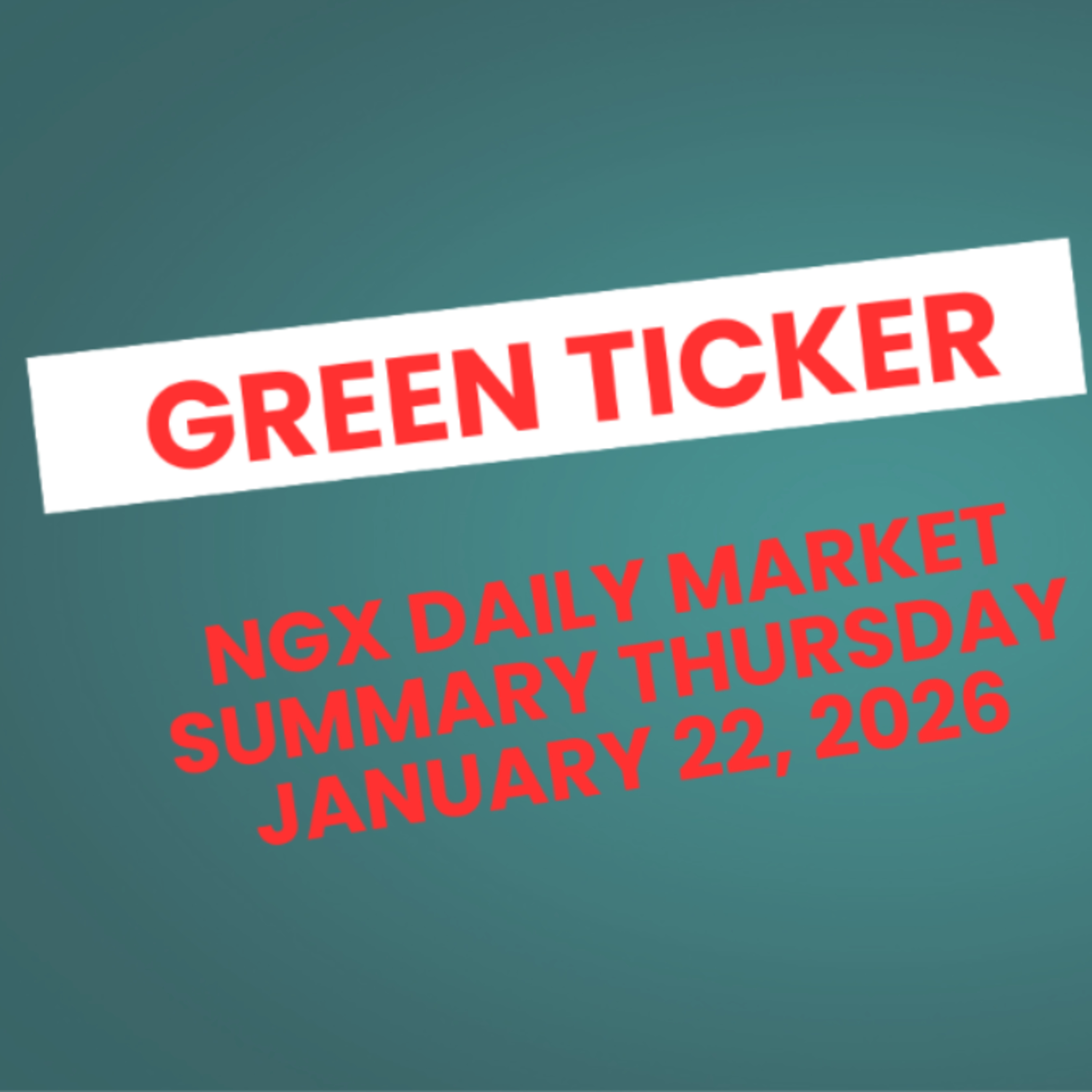 Green Ticker Tales