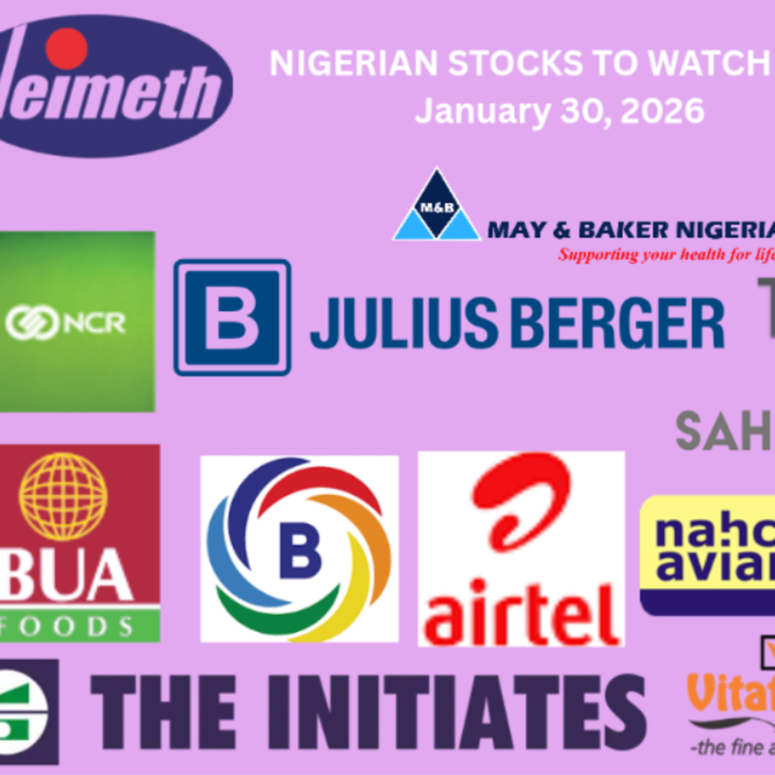 Nigerian stocks to watch WTD January 30, 2026