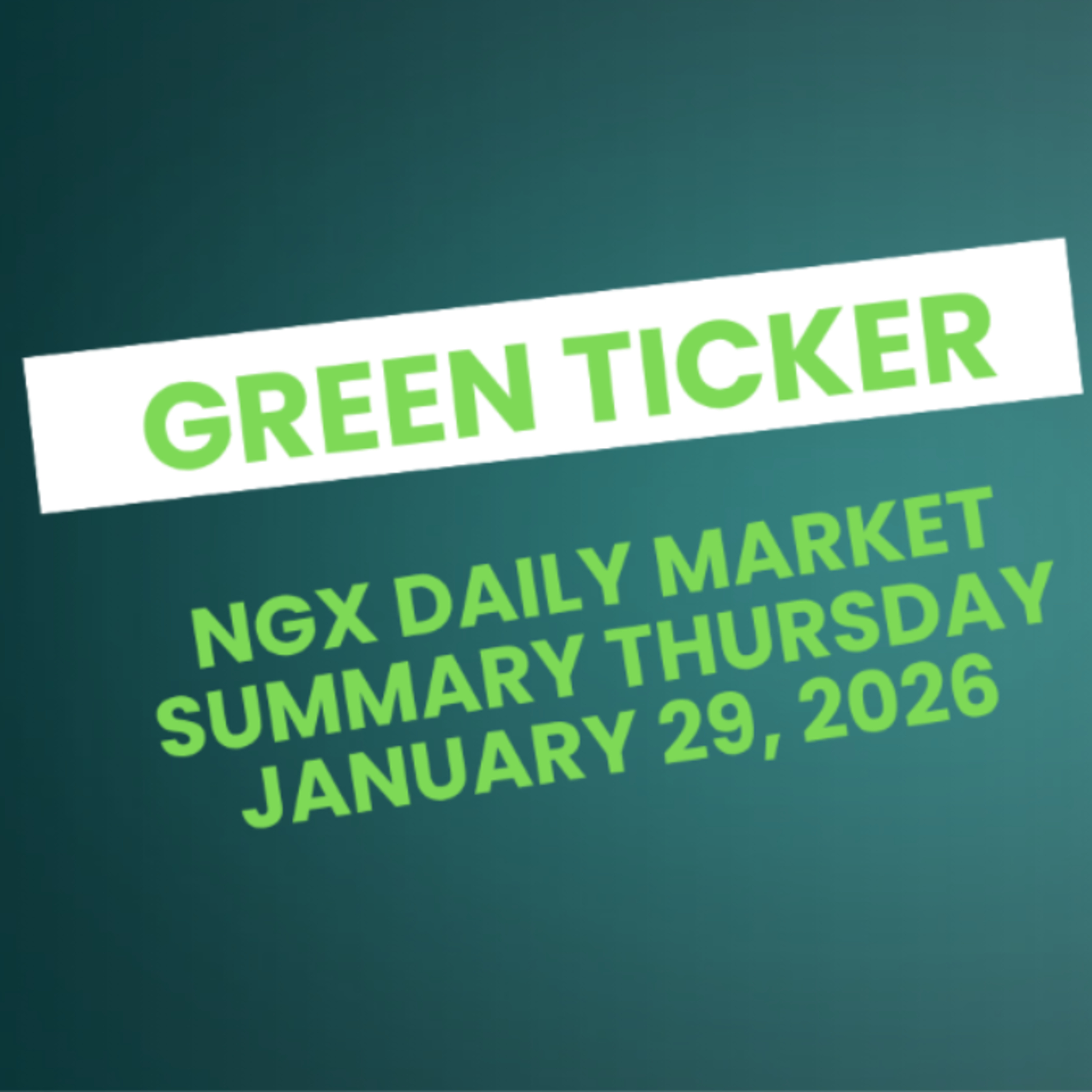 Green Ticker Tales