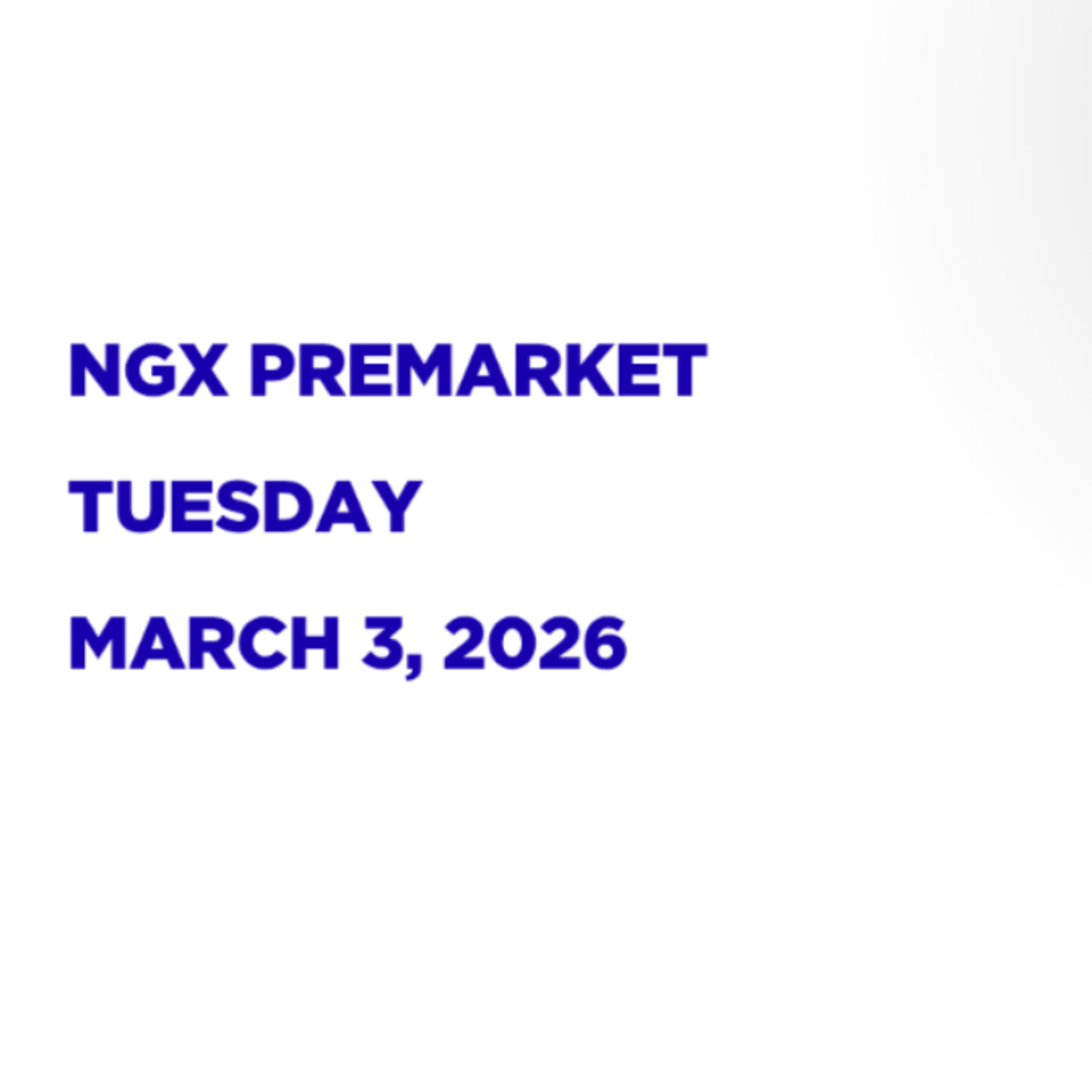NGX Premarket Pidgin English March 3, 2026 episode artwork