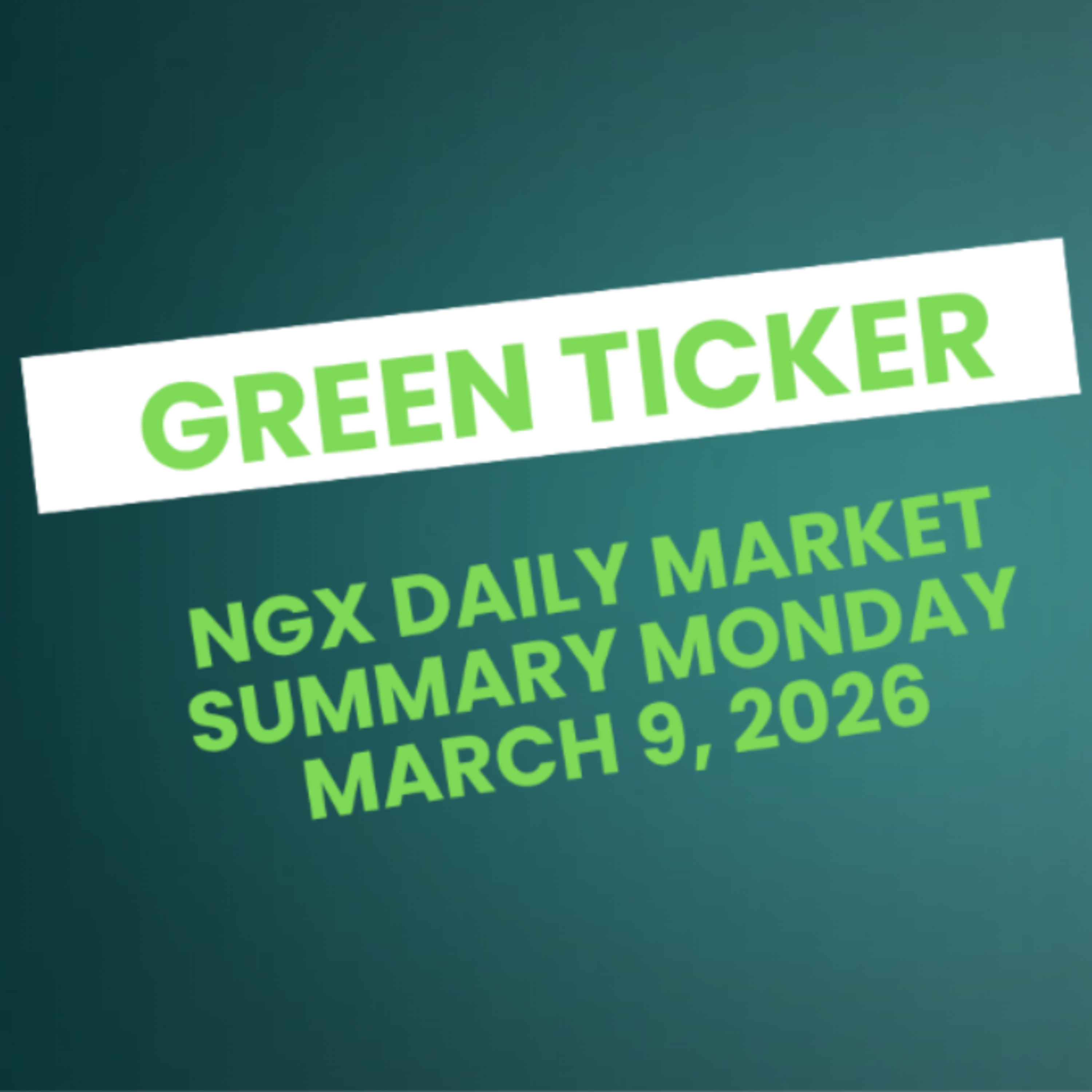 Green Ticker Tales