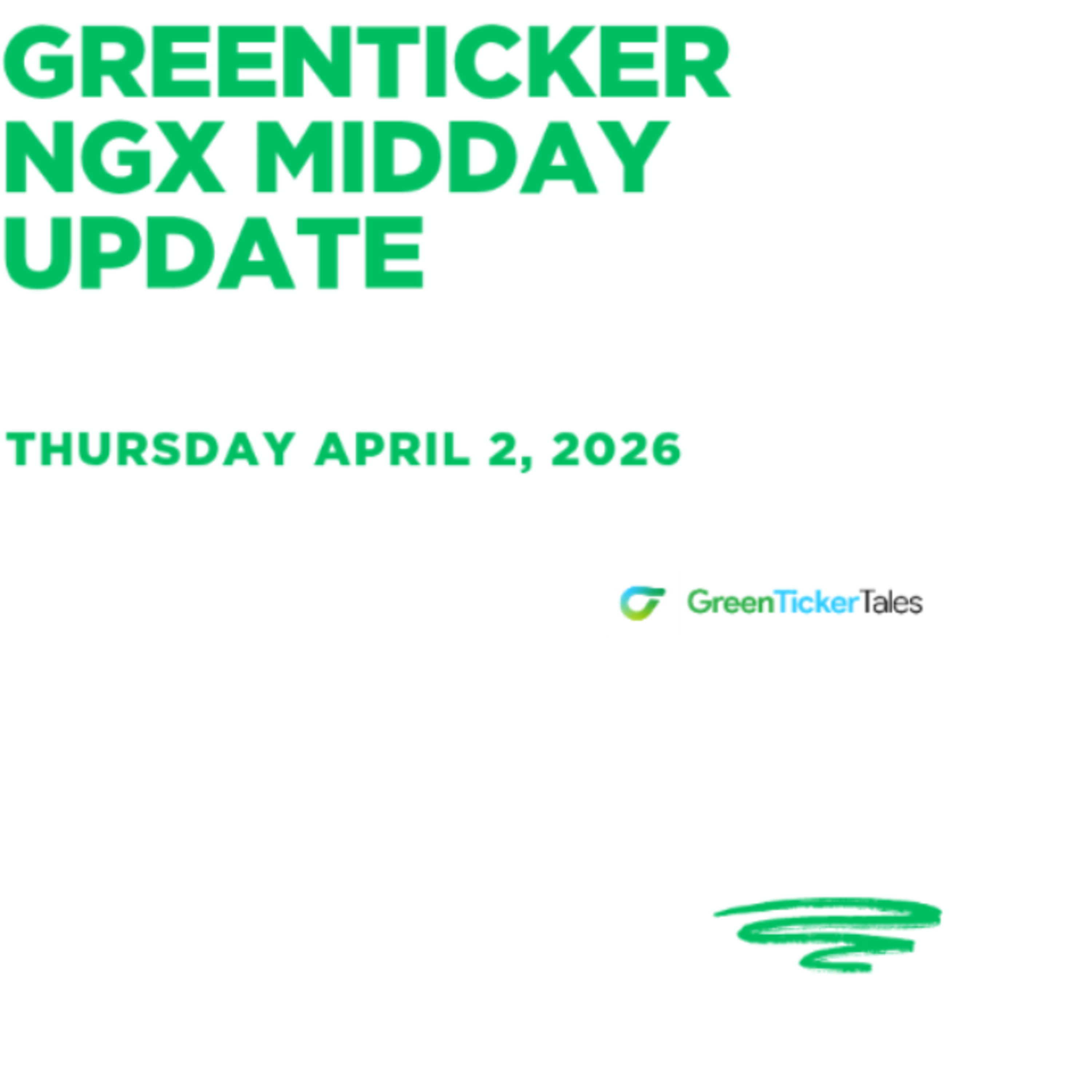 NGX Midday trading update April 2, 2026