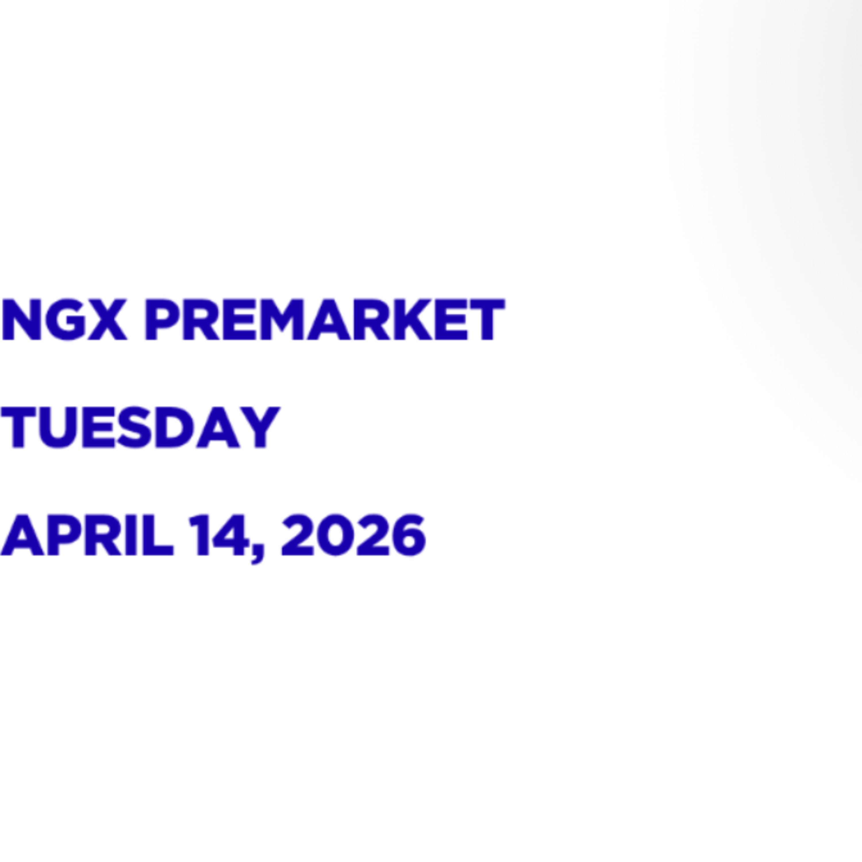 NGX Premarket Pidgin English April 14, 2026 episode artwork