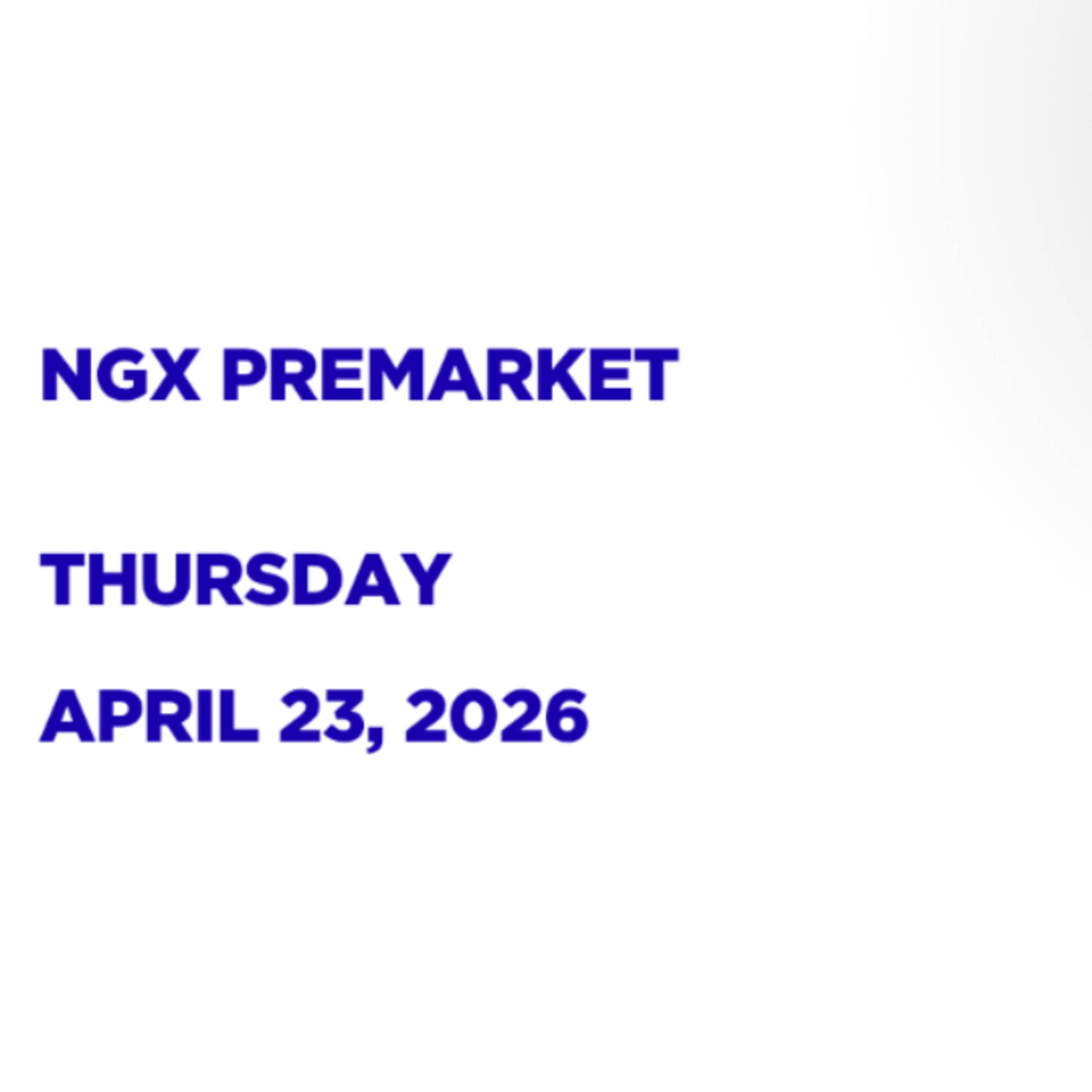 NGX Premarket April 23, 2026 episode artwork