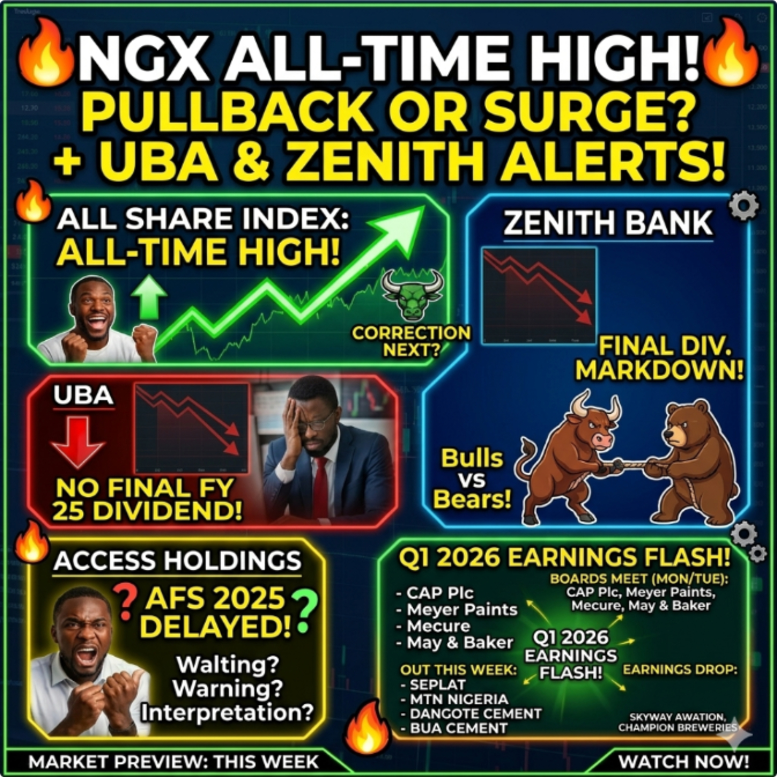 Nigerian stocks to watch WTD May 1, 2026