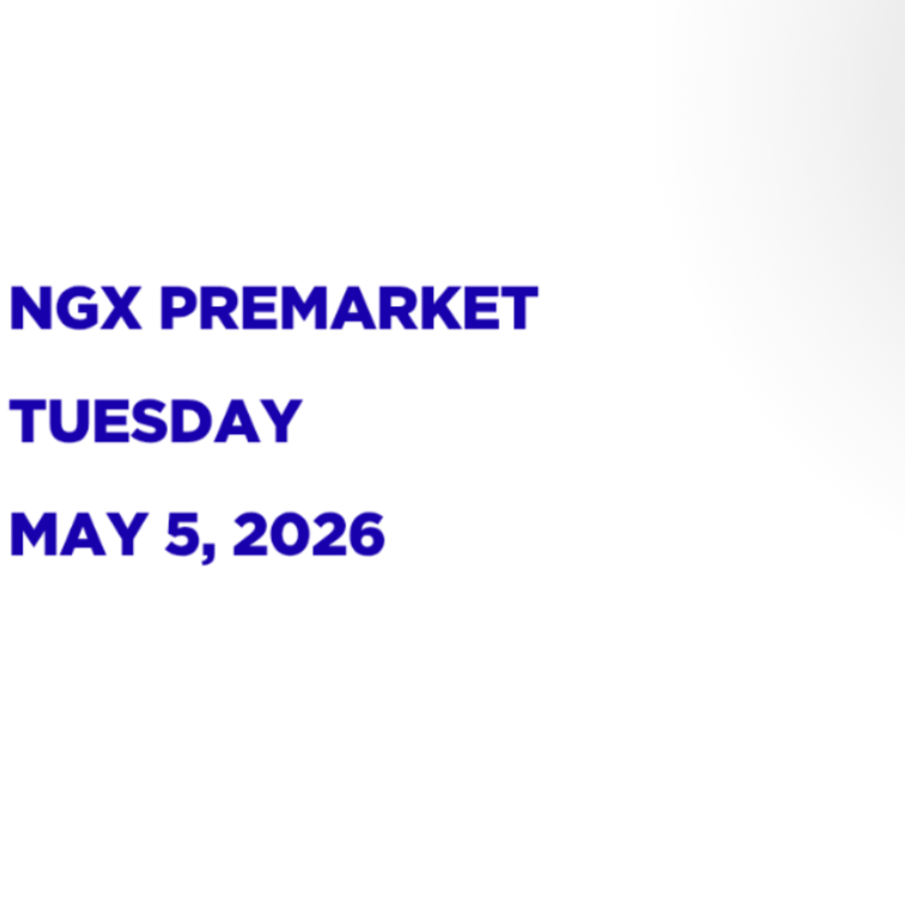 NGX Premarket May 5, 2026 episode artwork