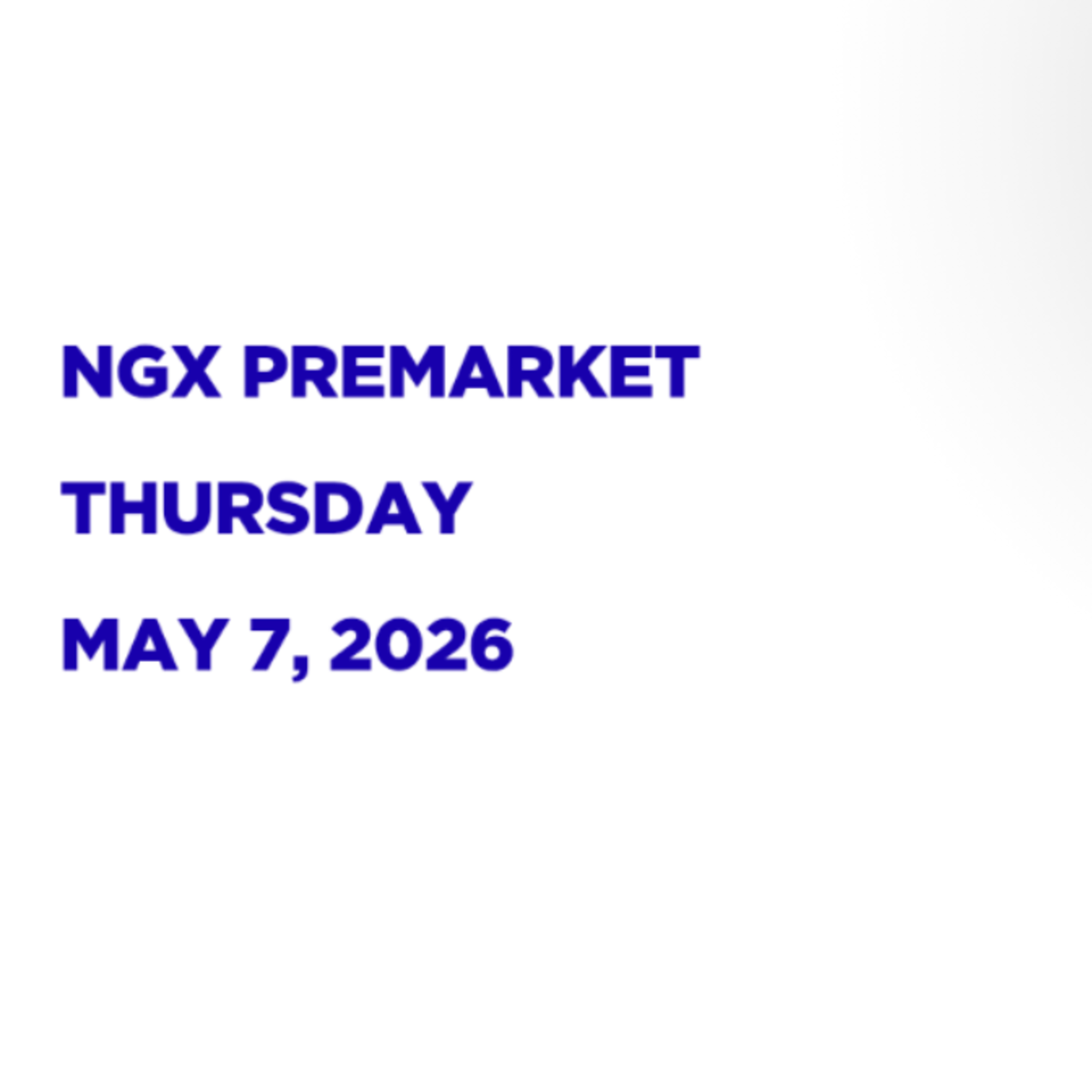NGX Premarket May 7, 2026 episode artwork