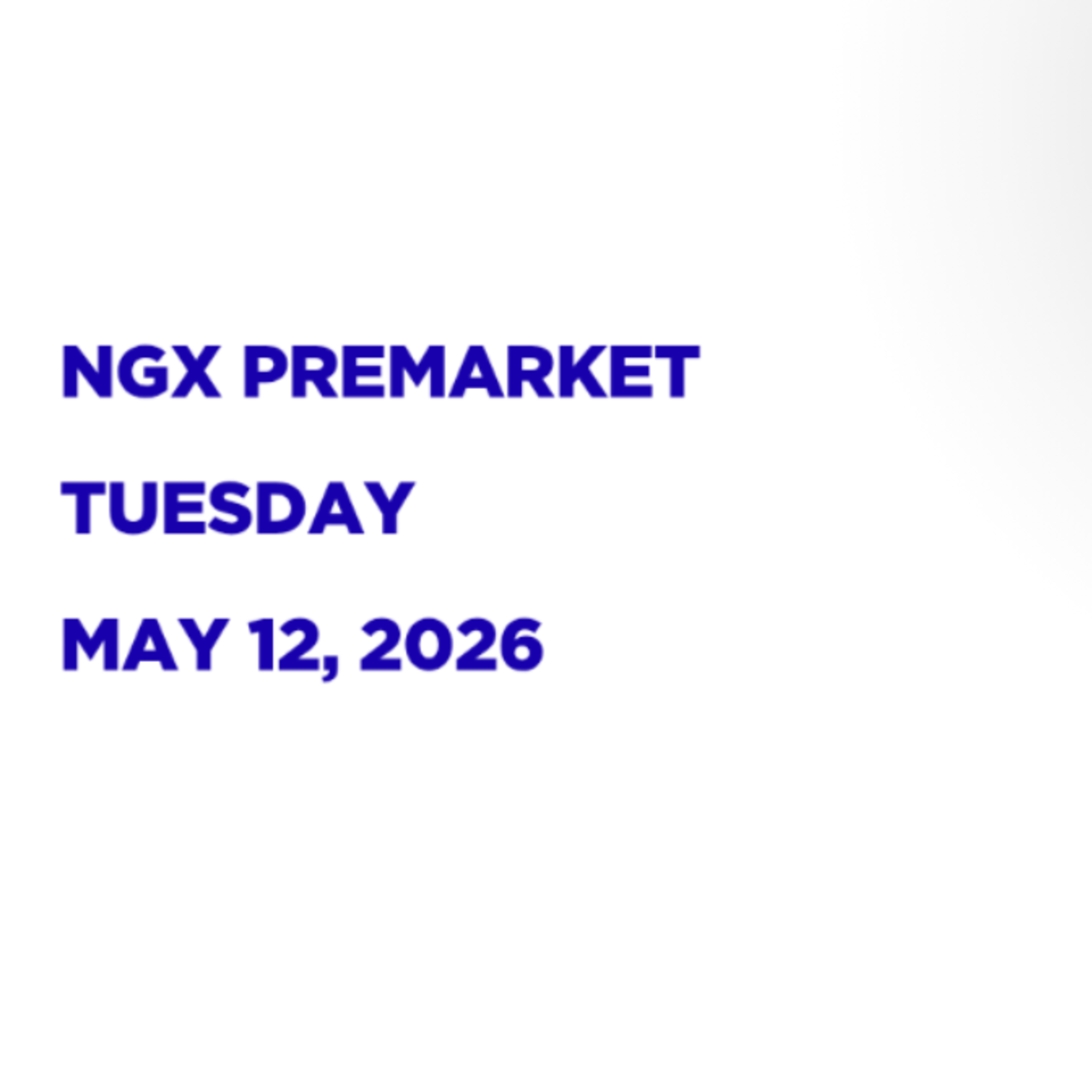 NGX Premarket May 12, 2026 episode artwork
