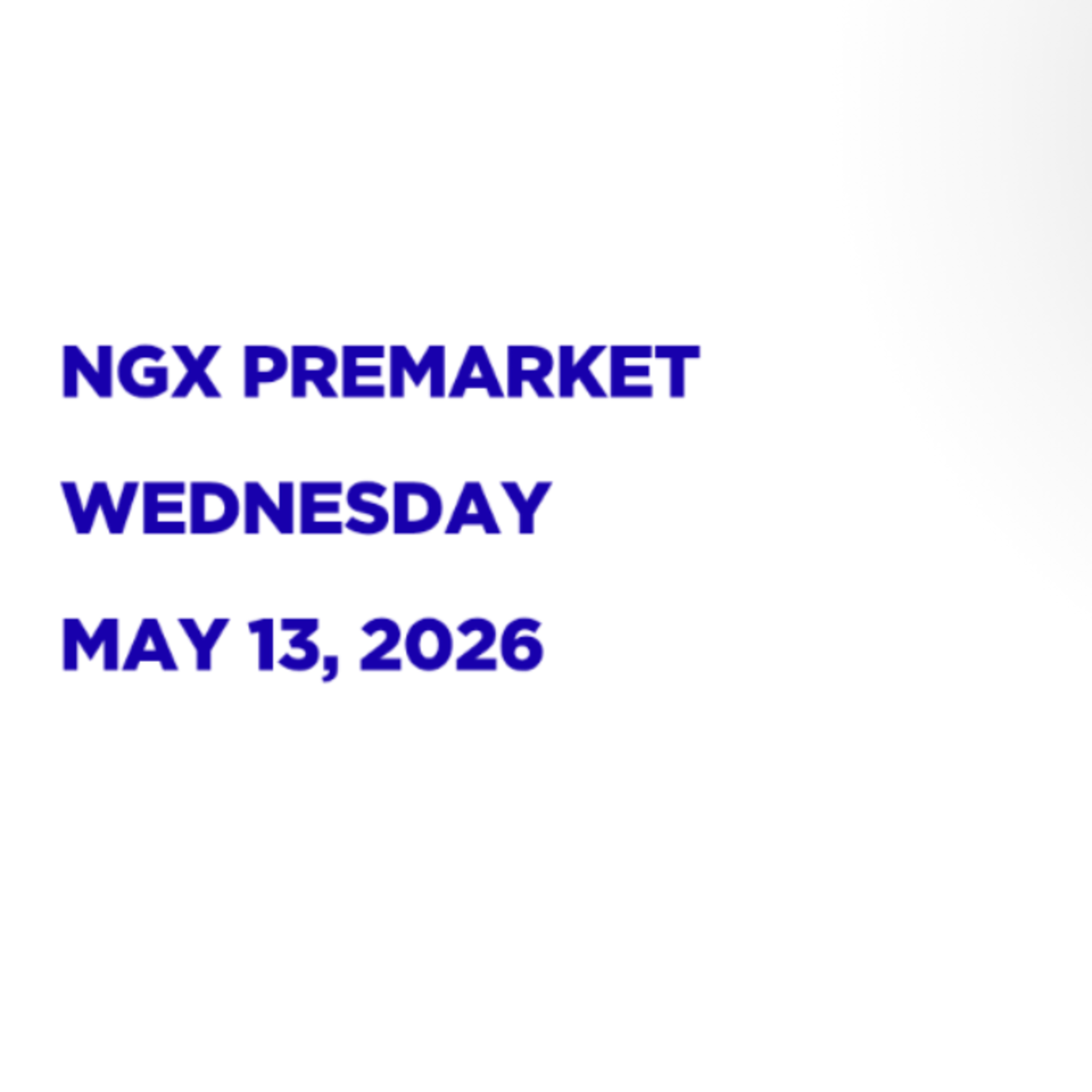 NGX Premarket May 13, 2026 episode artwork
