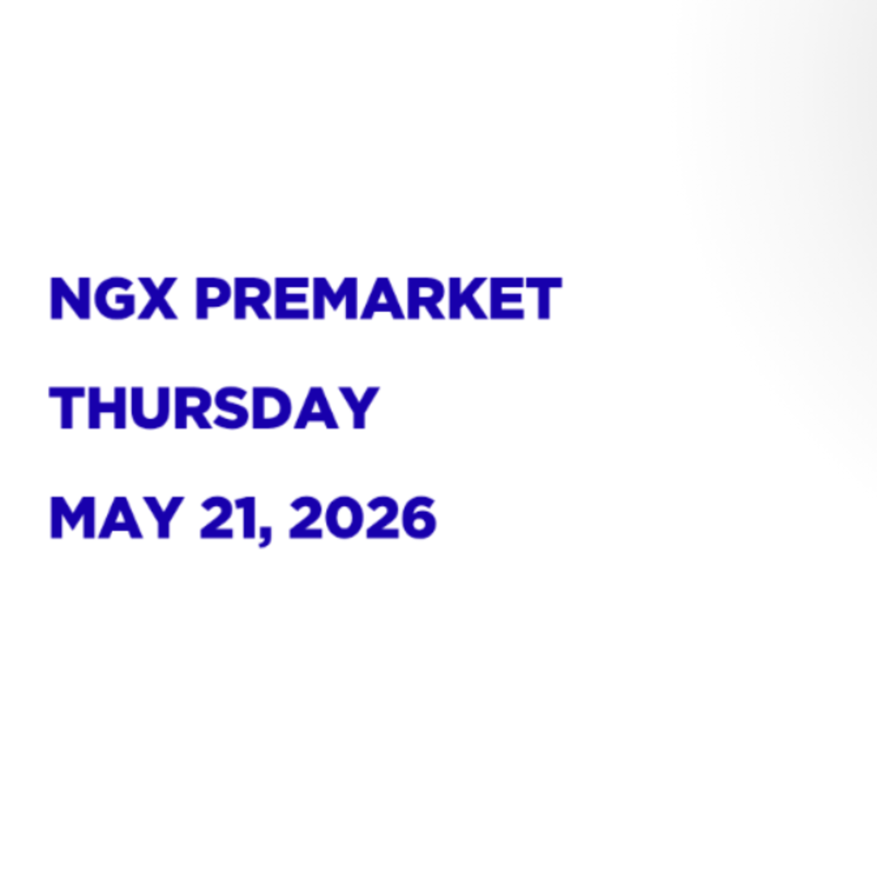 NGX Premarket May 21, 2026 episode artwork