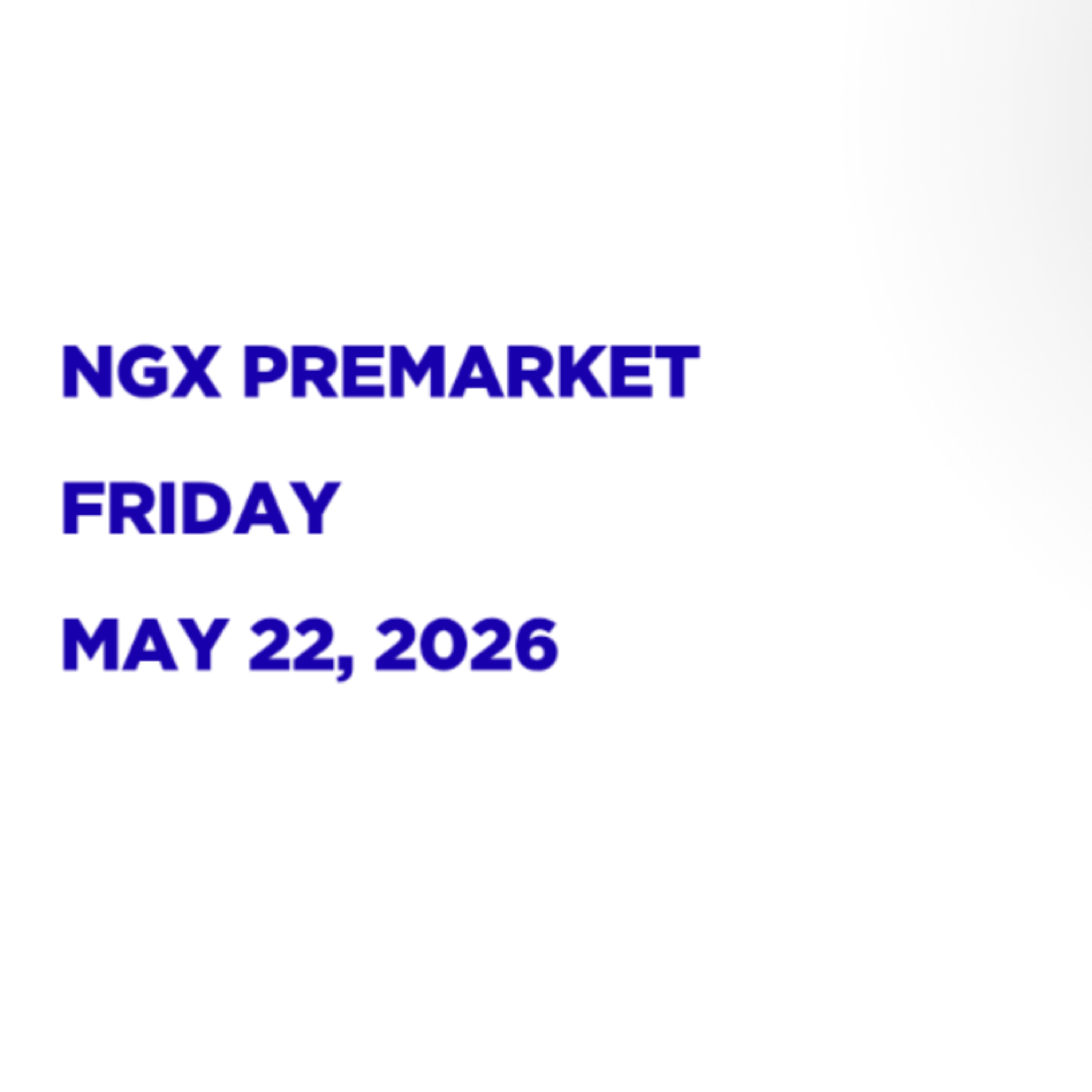 NGX Premarket May 22, 2026 episode artwork