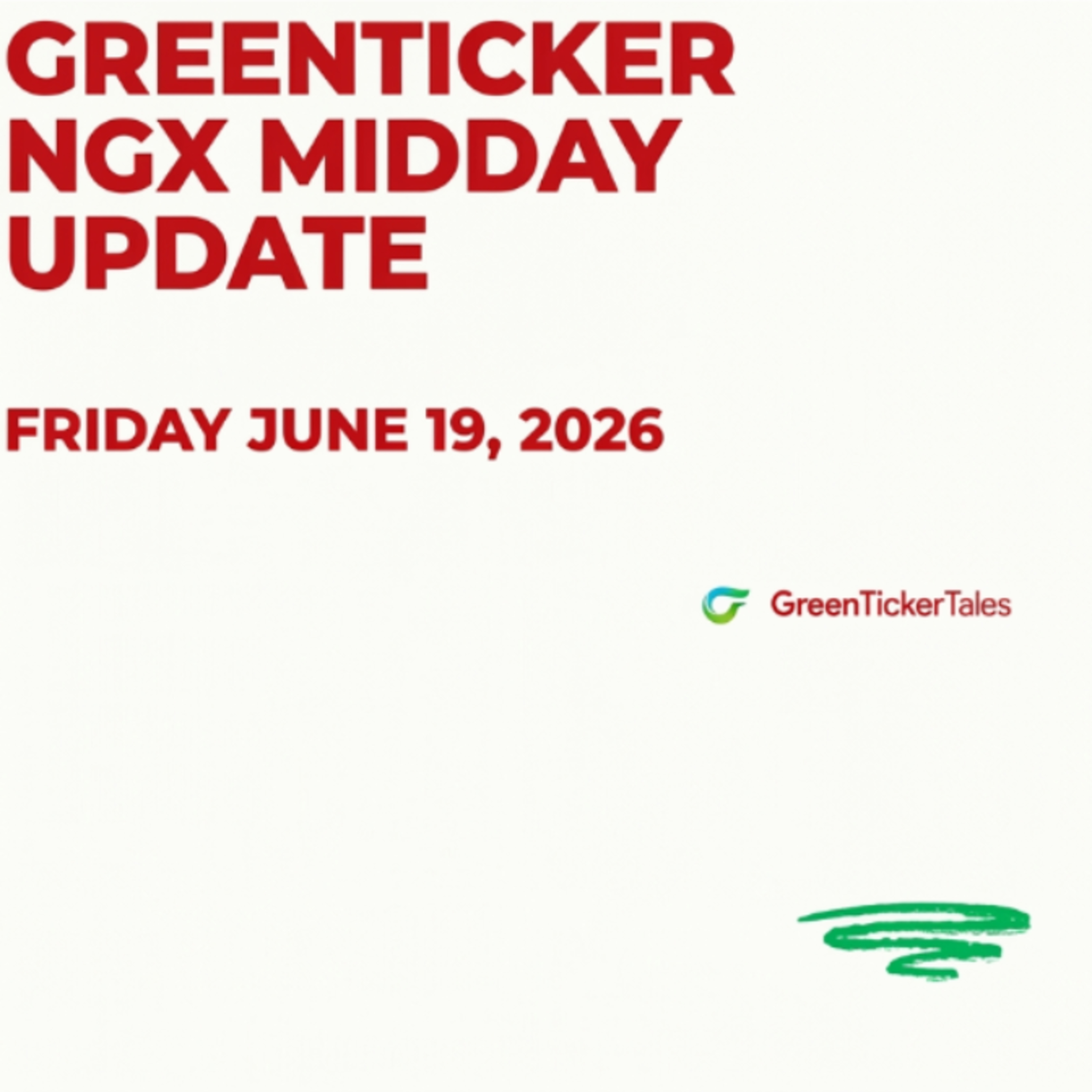 NGX Midday trading update June 19, 2026 episode artwork