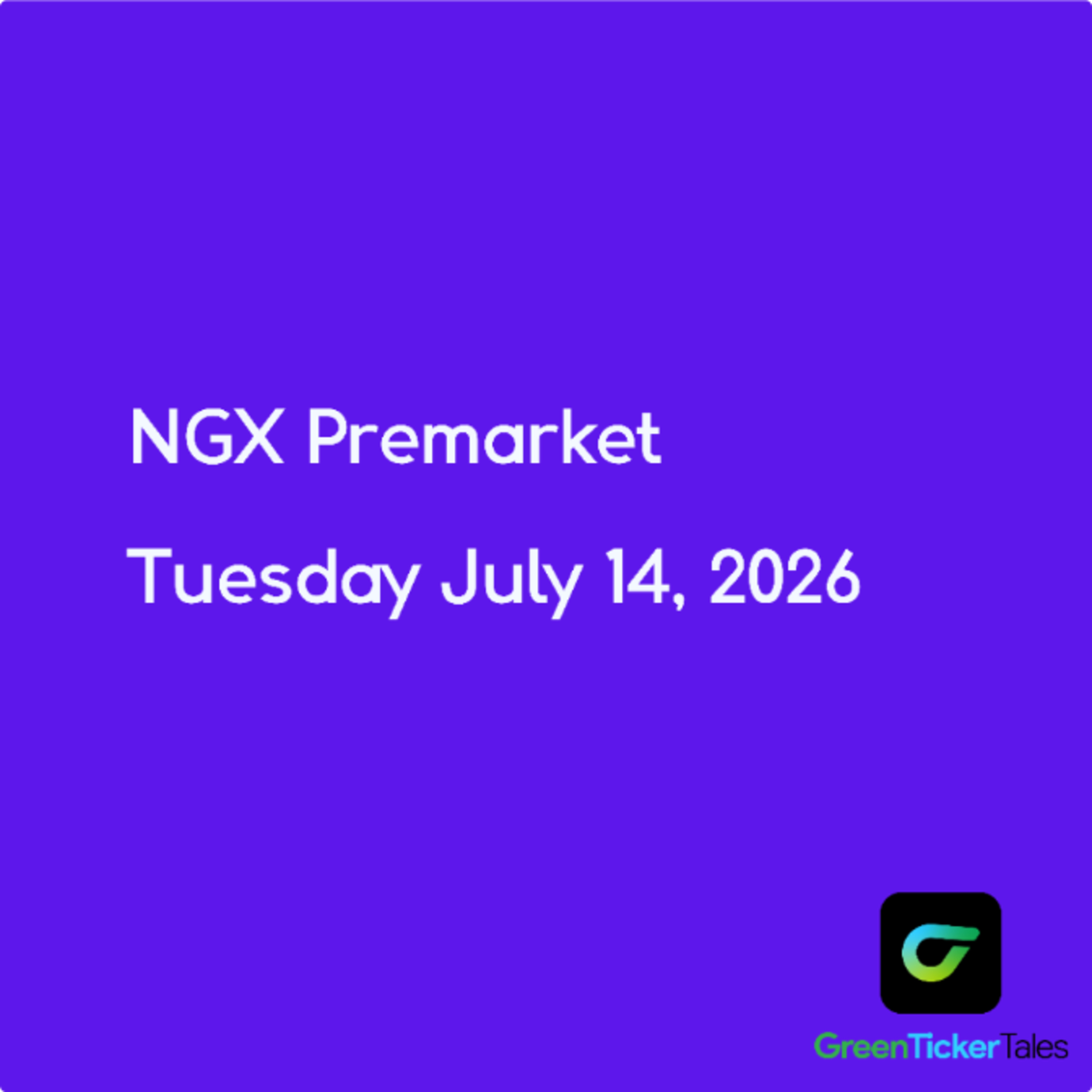 NGX Premarket July 14, 2026 episode artwork