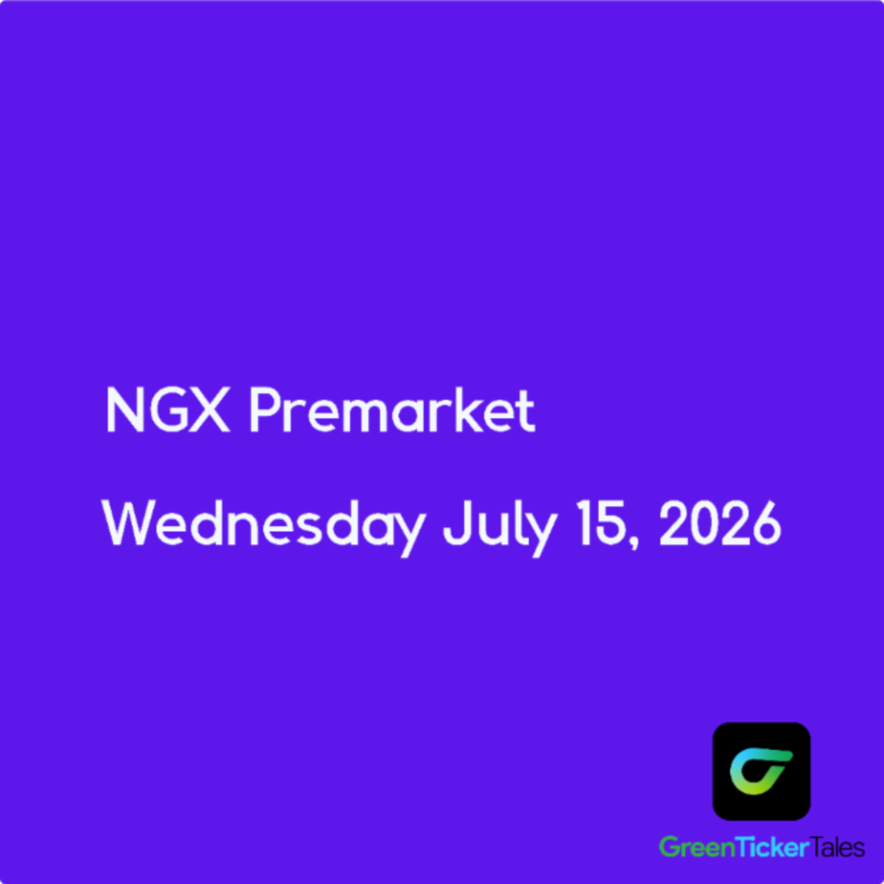NGX Premarket July 15, 2026 episode artwork