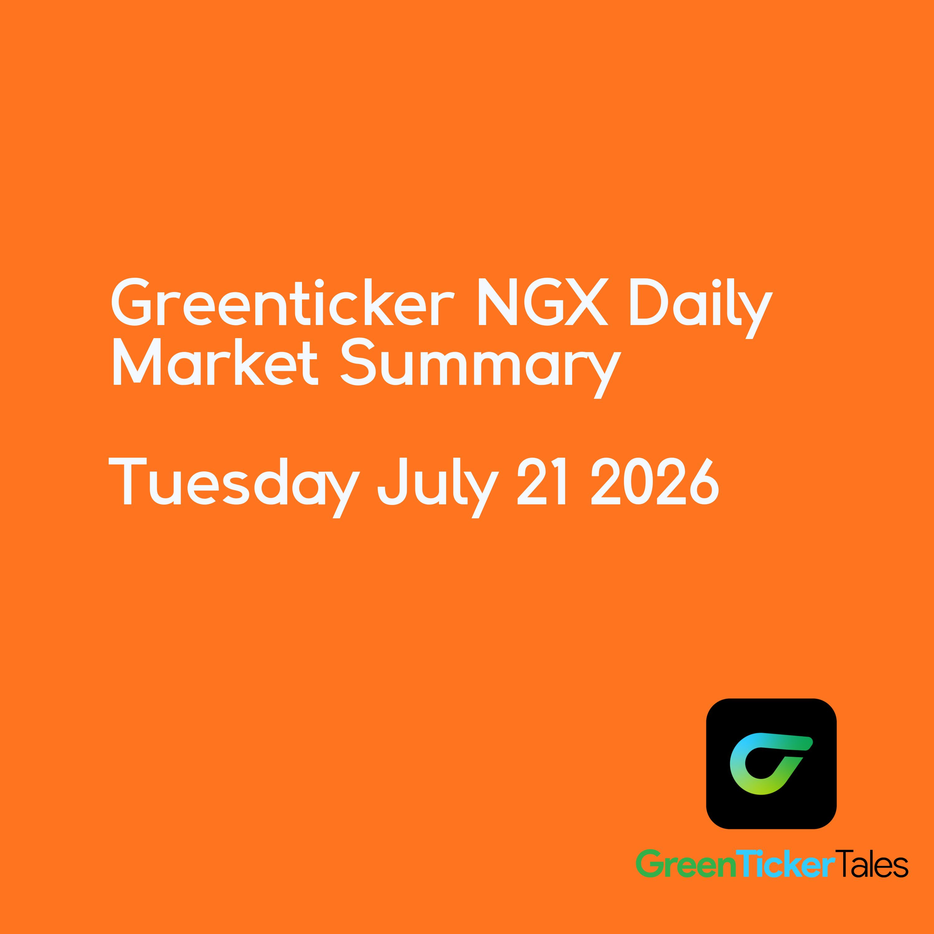Greenticker NGX Daily Market Summary July 21, 2026 episode artwork