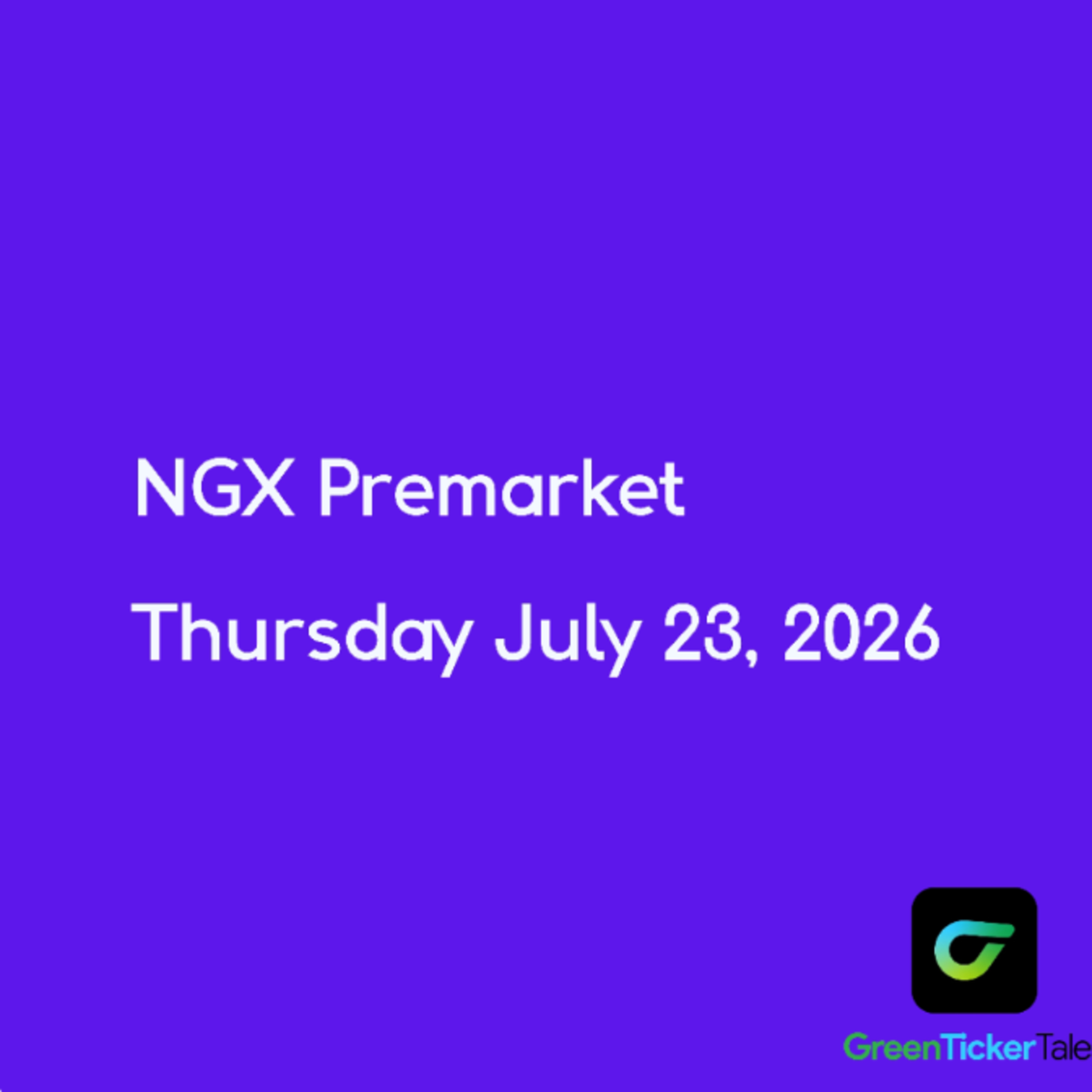 NGX Premarket July 23, 2026 episode artwork