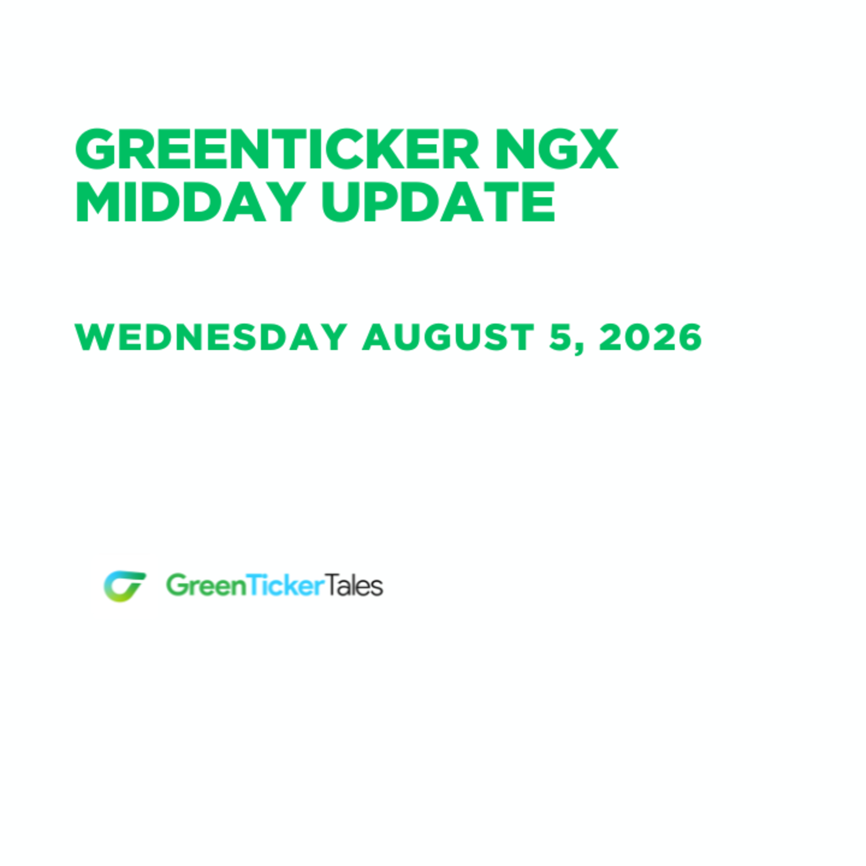Learn Africa is leading the losers: NGX Midday Update August 5, 2026