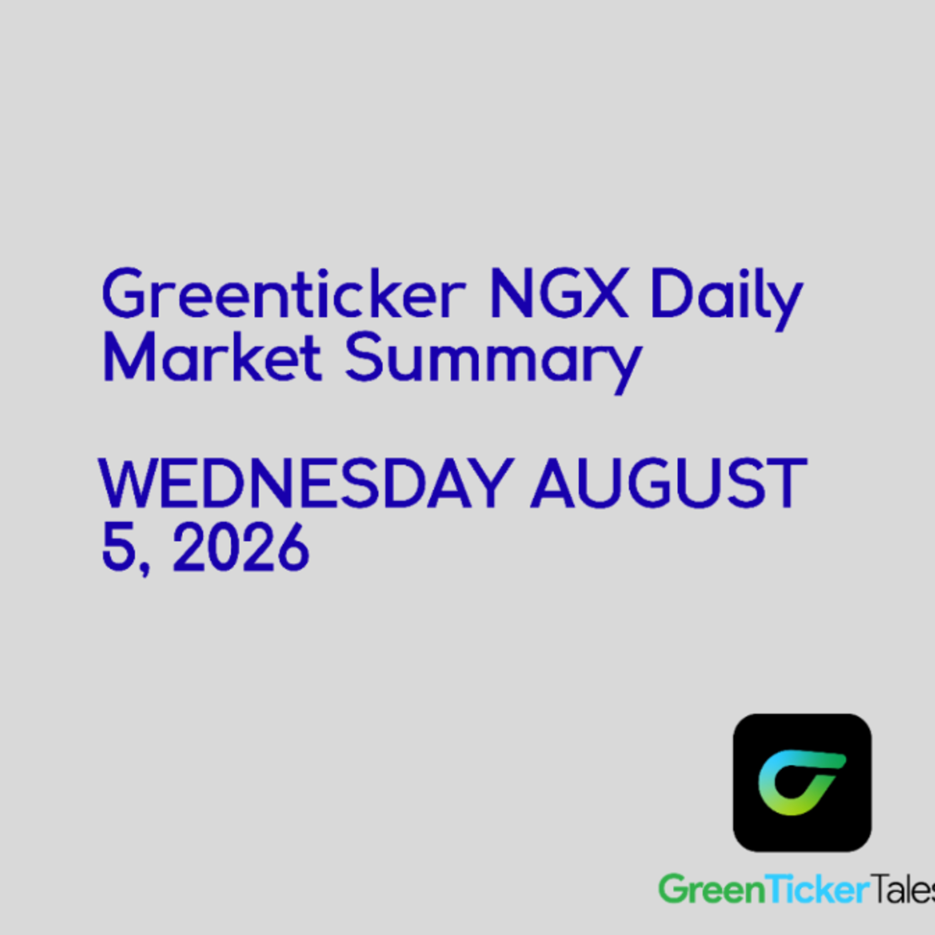 Linkage Assurance led today's gainers: NGX Daily Market Summary August 5, 2026