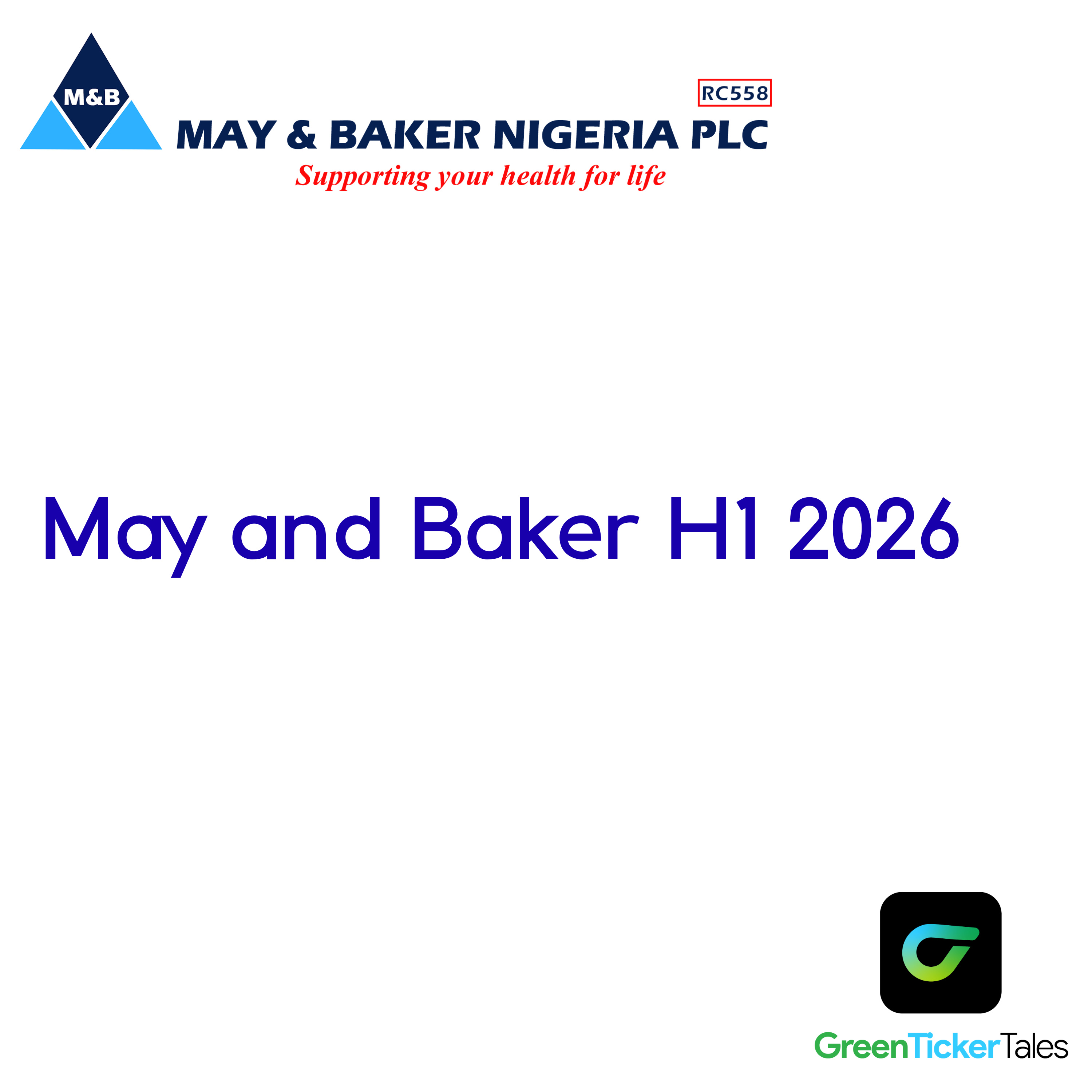 May and Baker H1 2026