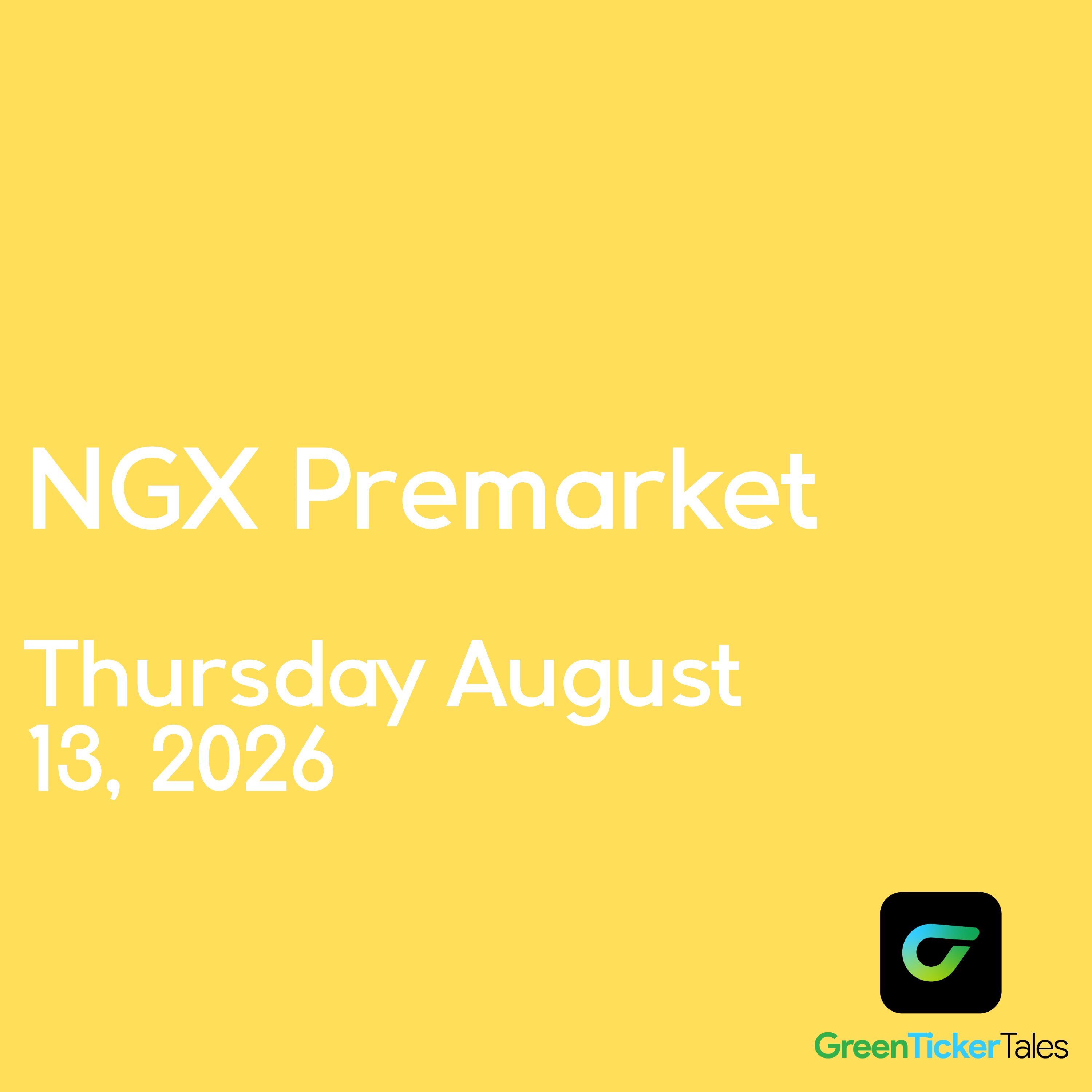 NGX Premarket Thursday August 13, 2026 episode artwork