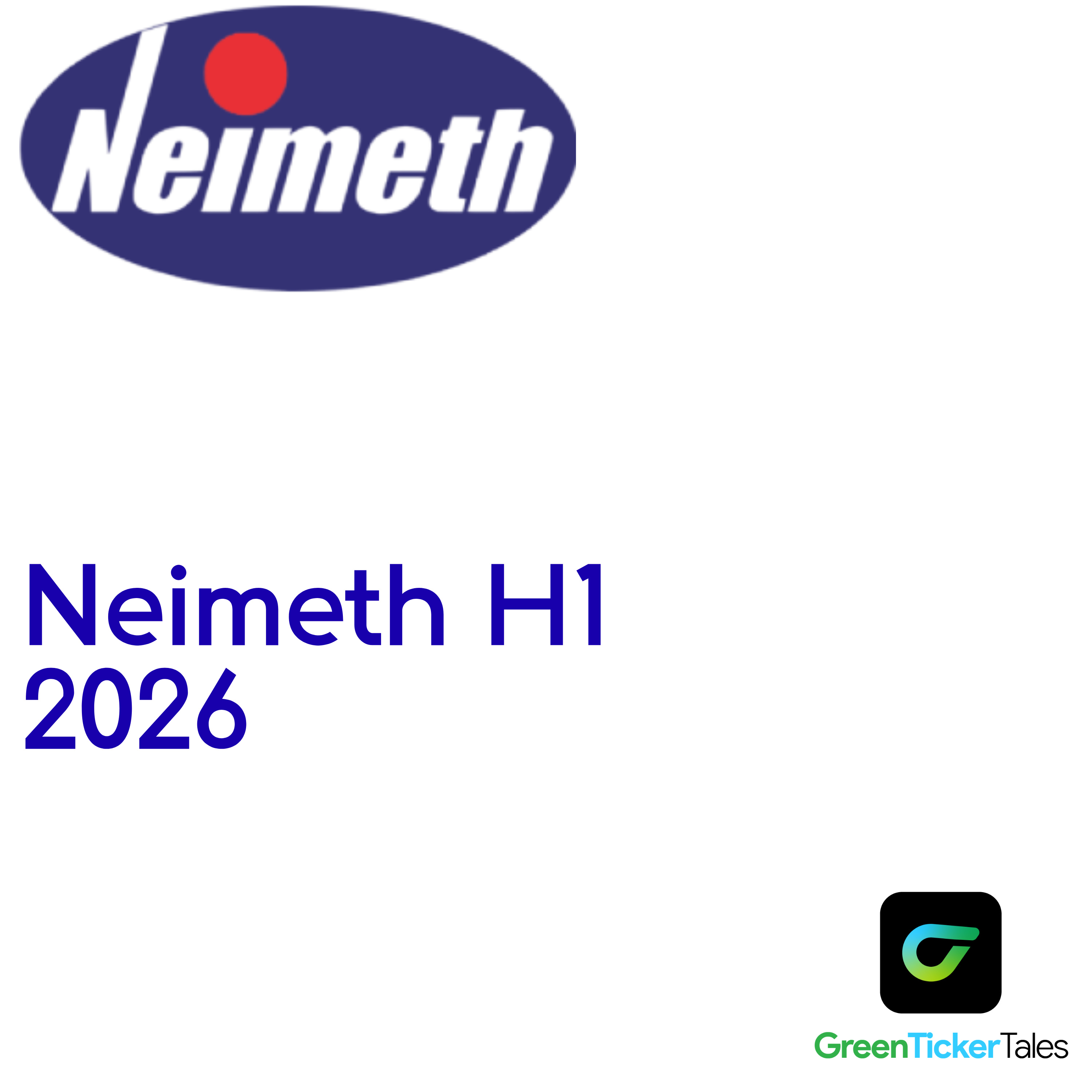 Neimeth H1 2026 earnings episode artwork