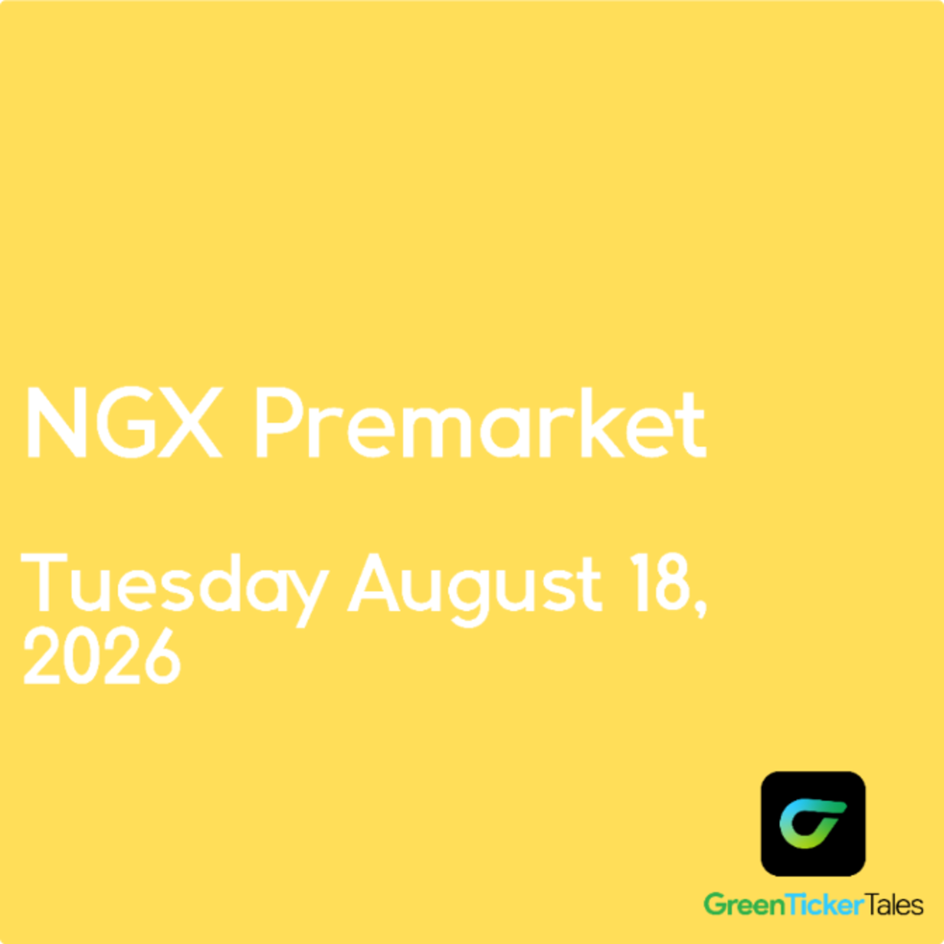 NGX Premarket English version August 18, 2026 episode artwork