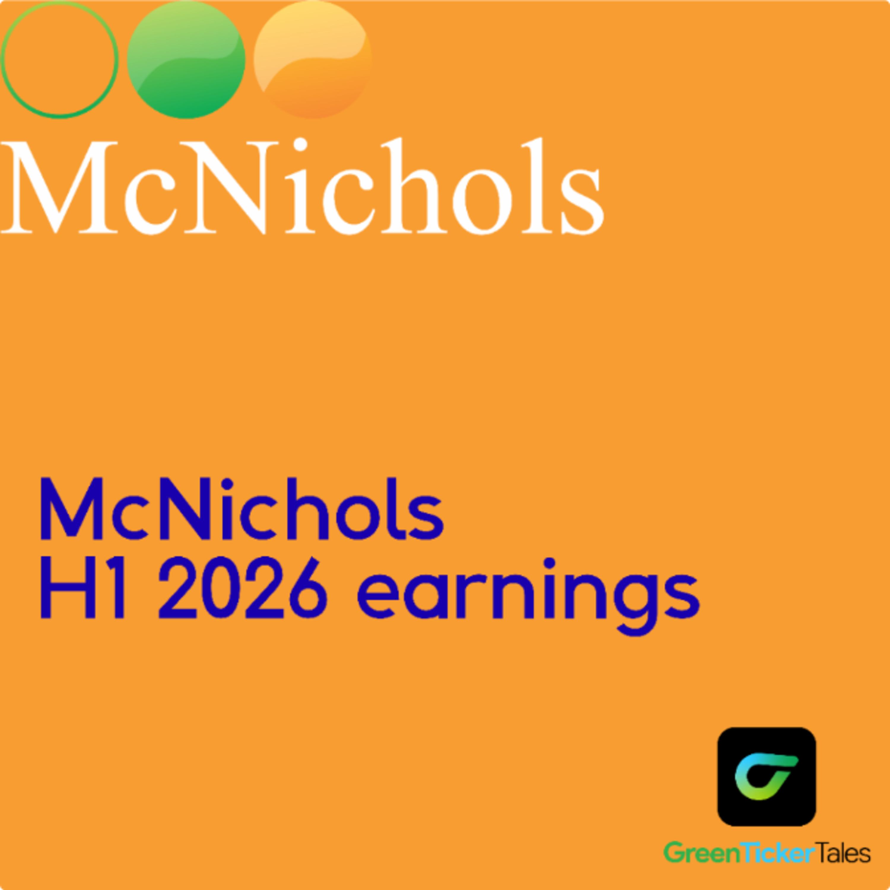 McNichols H1 2026 episode artwork
