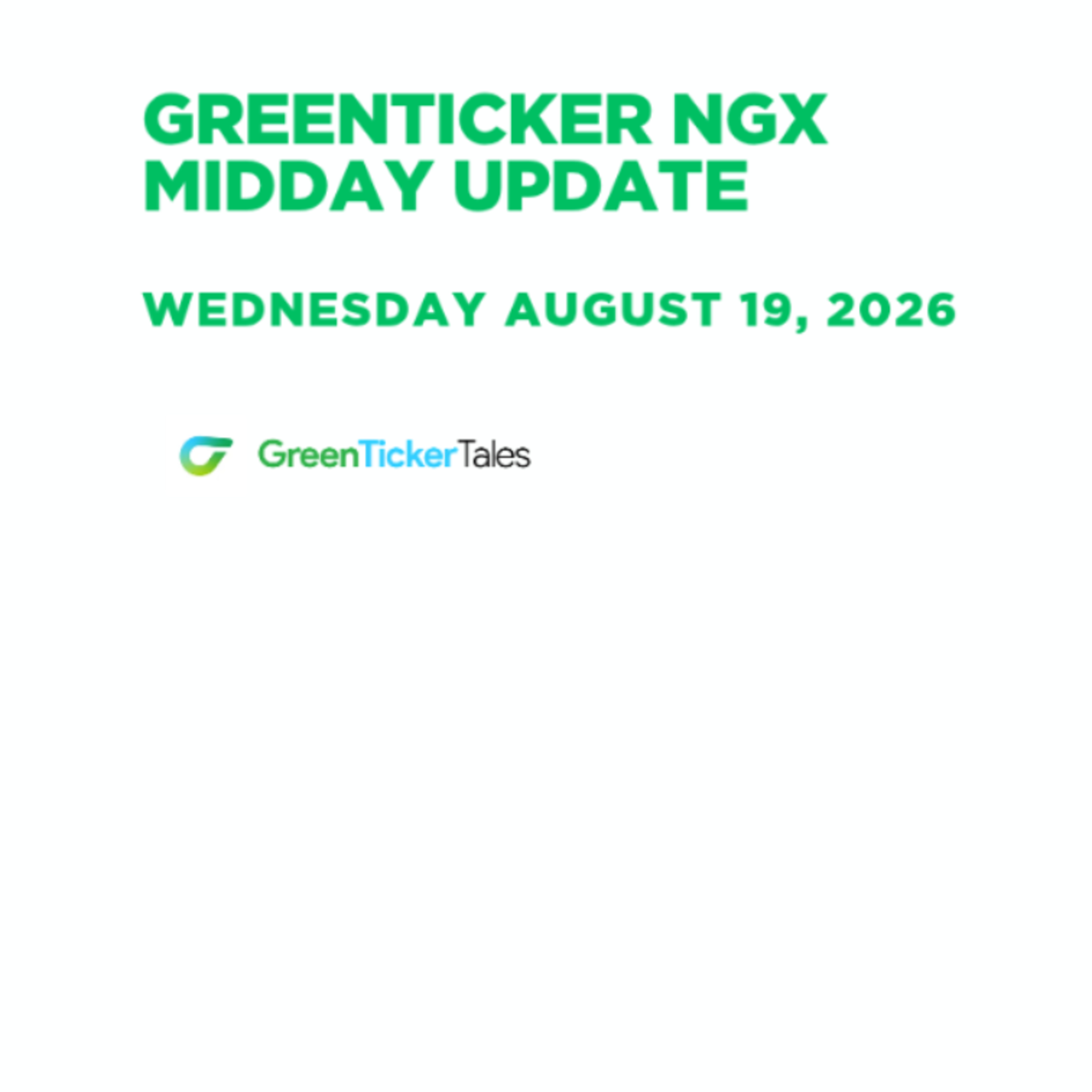 Aradel tops value traded: NGX Midday Update Aug 19, 2026 episode artwork