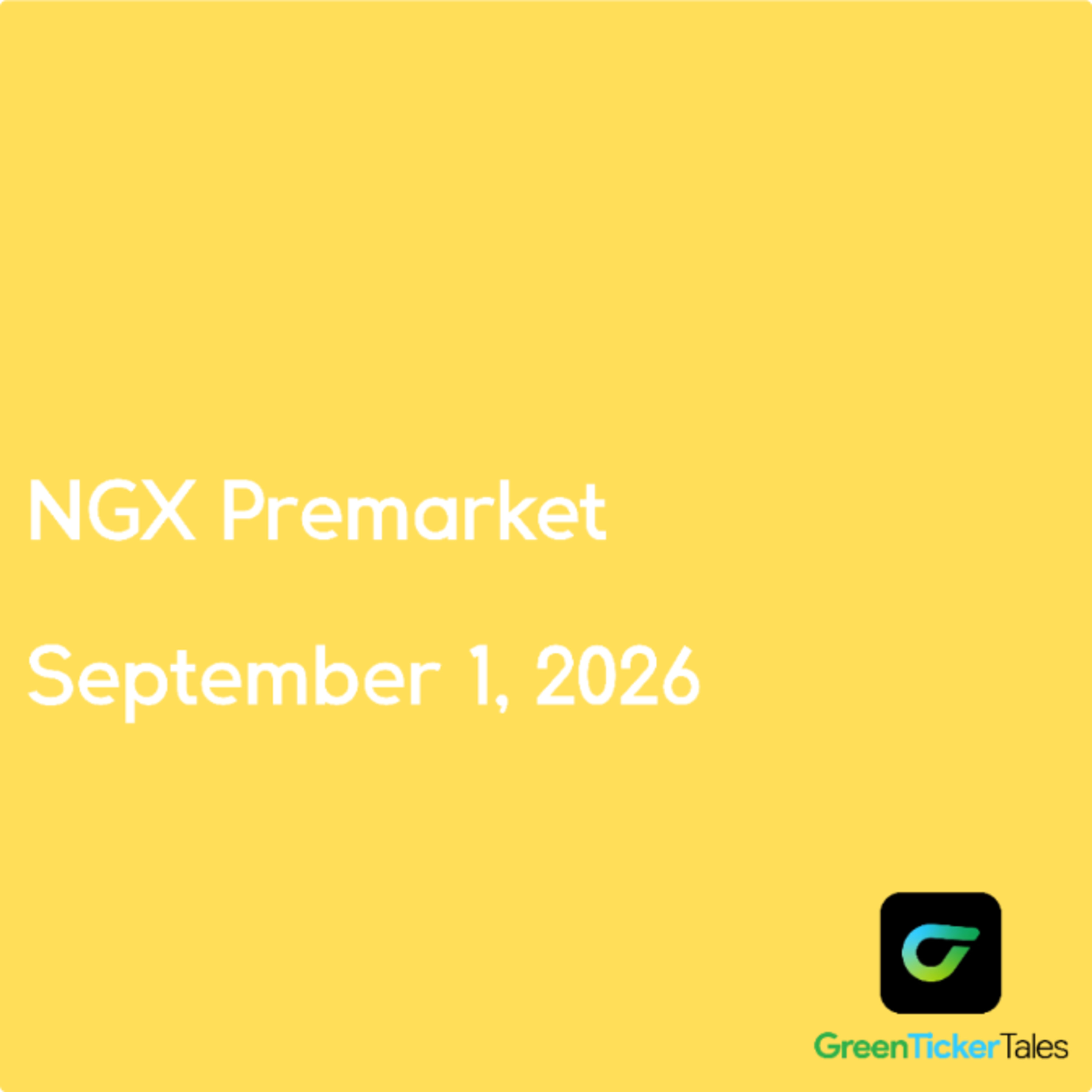 NGX Premarket September 1, 2026 episode artwork
