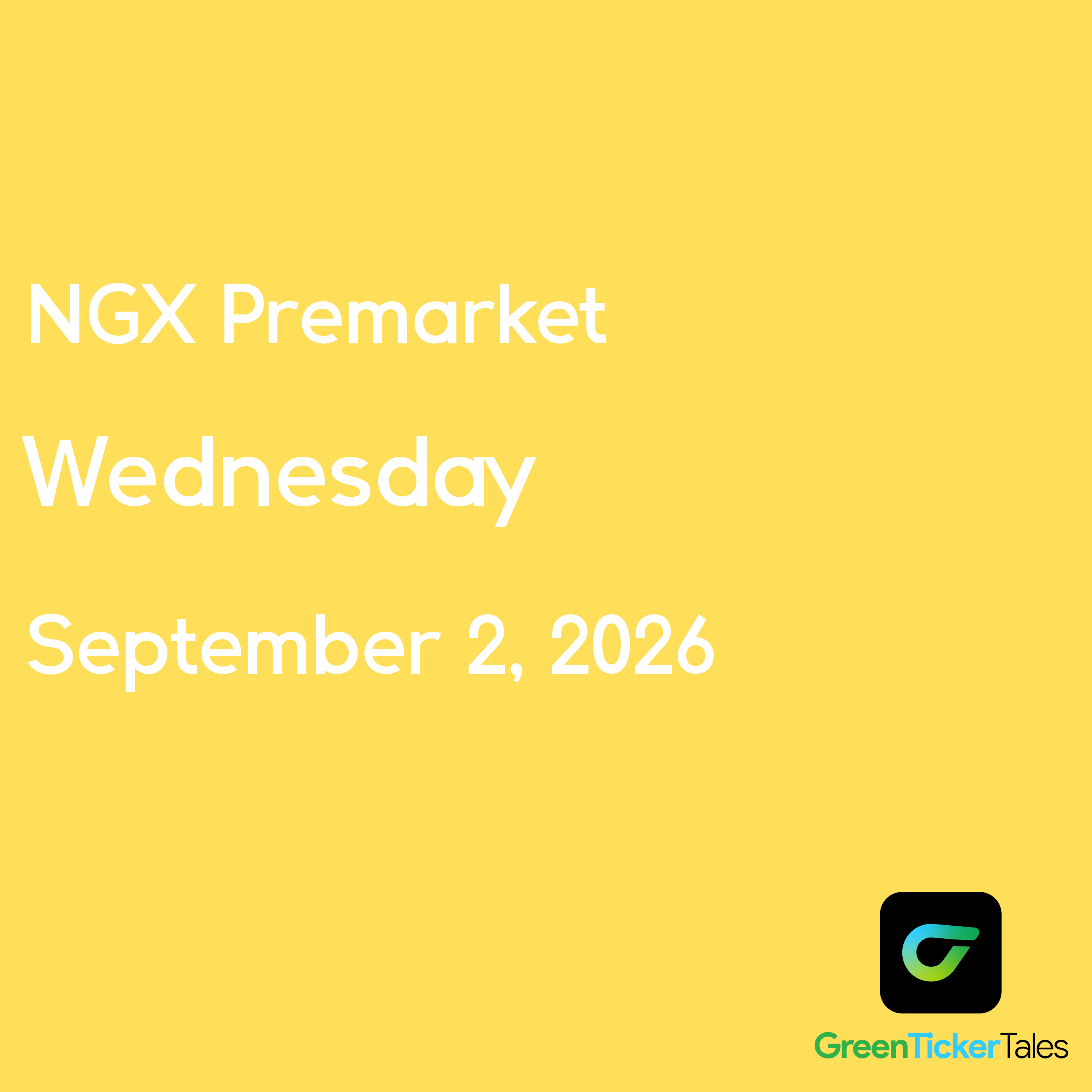 NGX Premarket Wednesday September 2, 2026 episode artwork