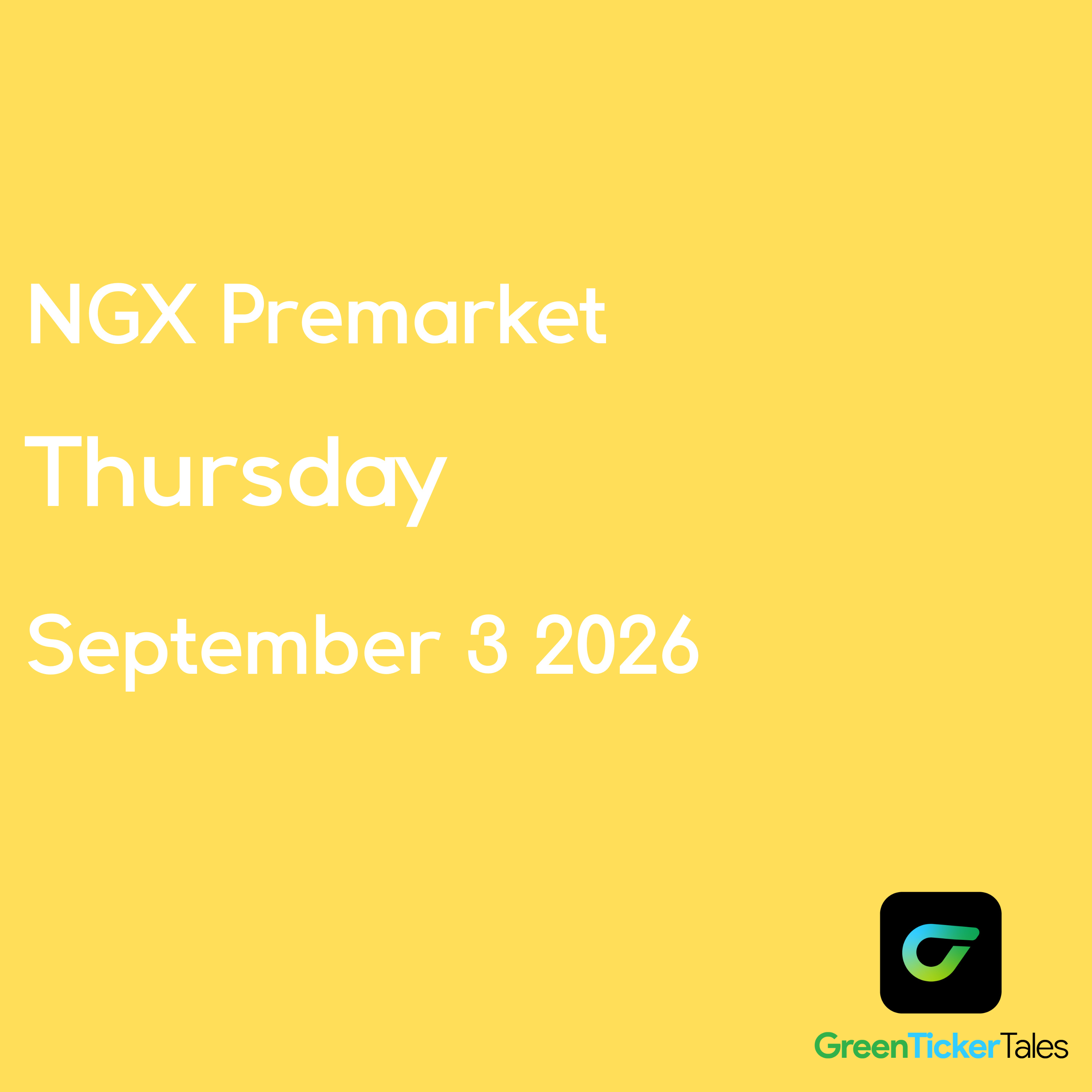 NGX Premarket Thursday September 3, 2026 episode artwork