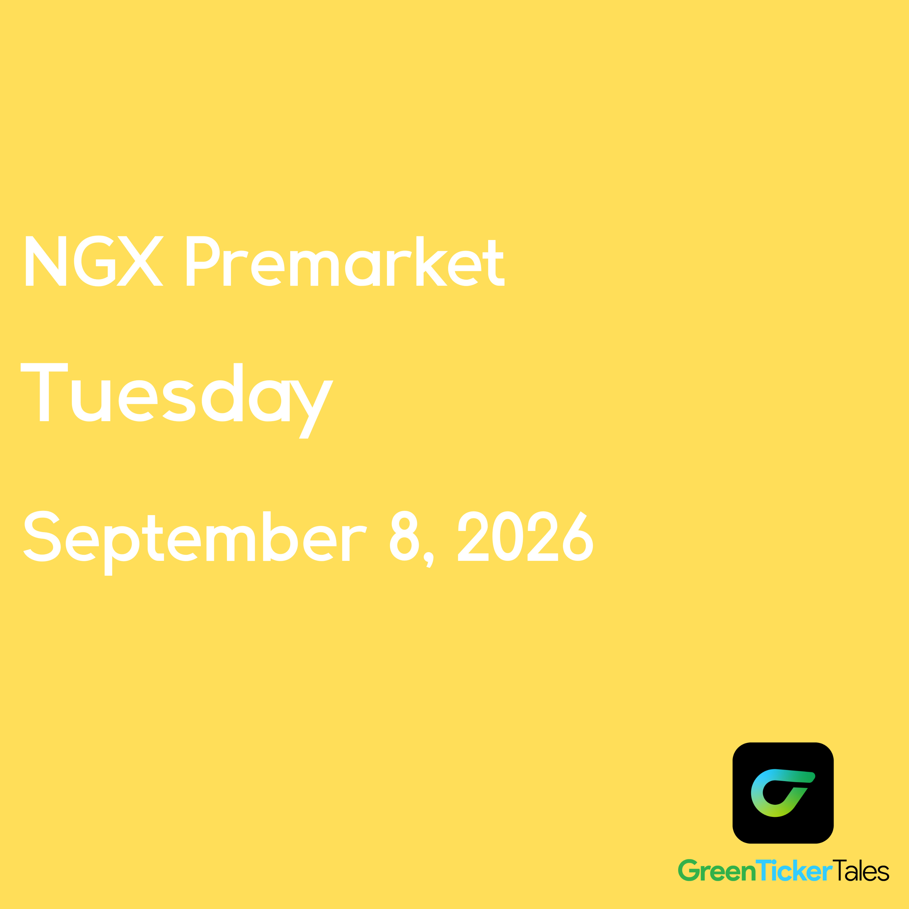 NGX Premarket Tuesday September 8, 2026 episode artwork