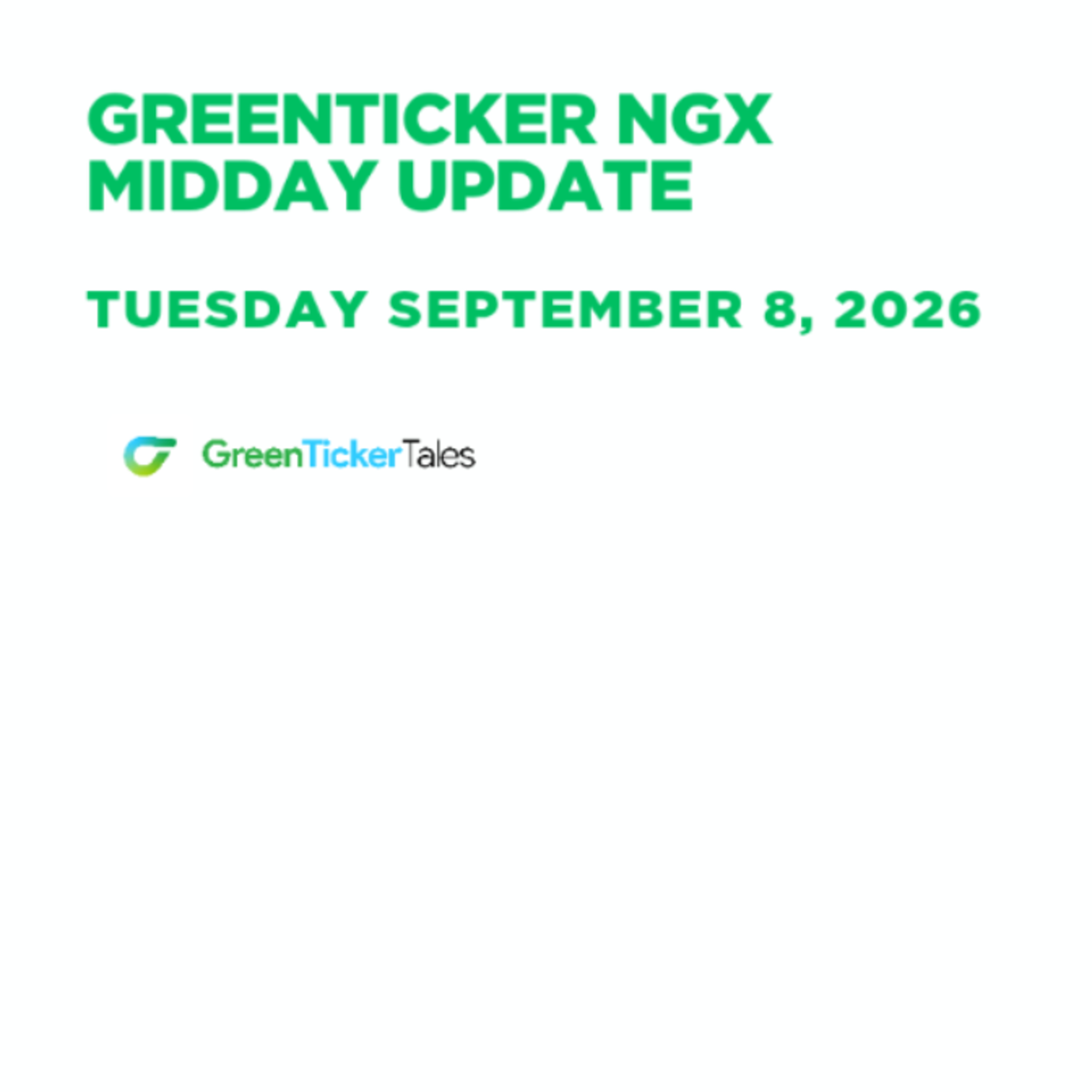 NEM Insurance is leading by volume and value traded: NGX Midday Update September 8, 2026 episode artwork