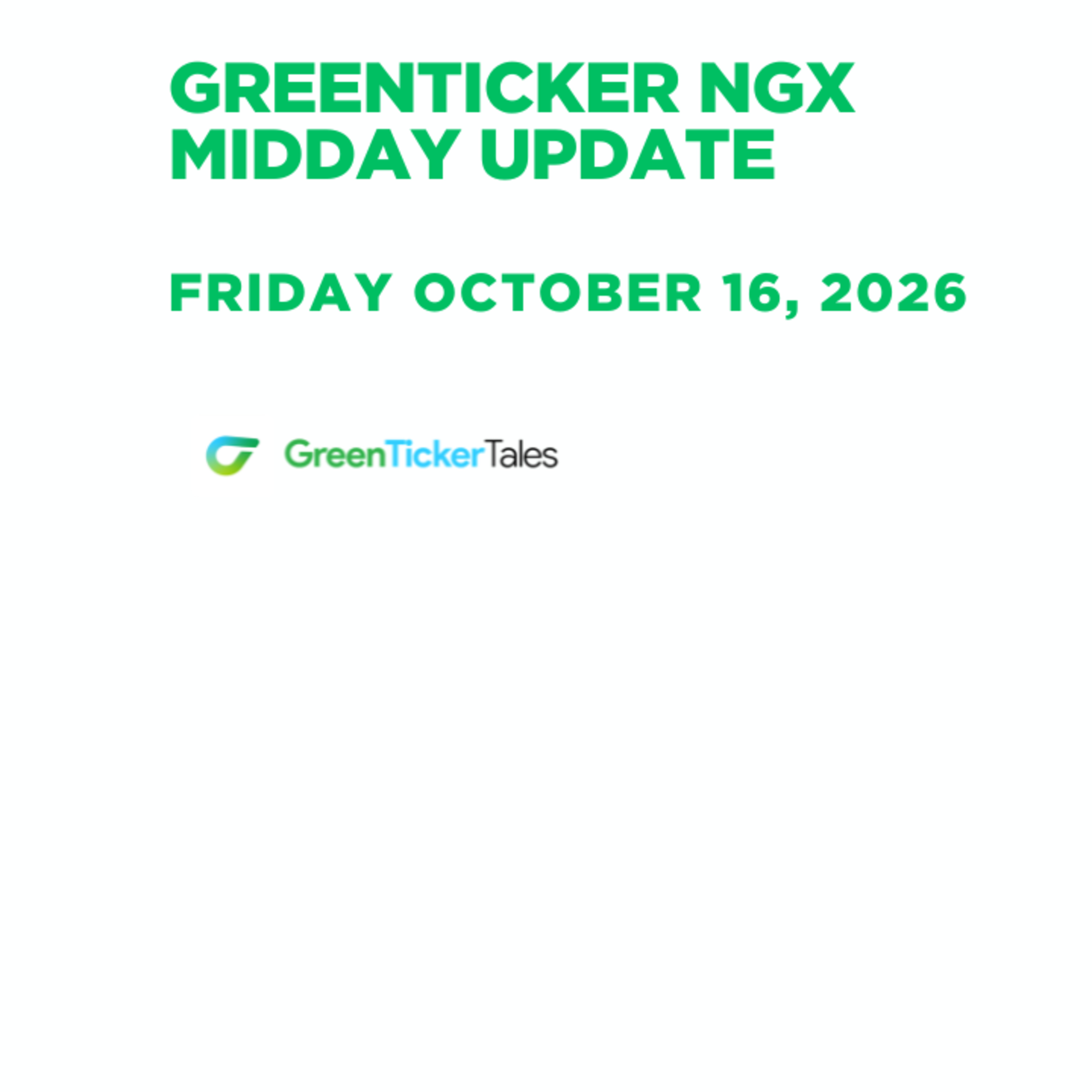 NGX Midday Update Friday October 16, 2026 episode artwork