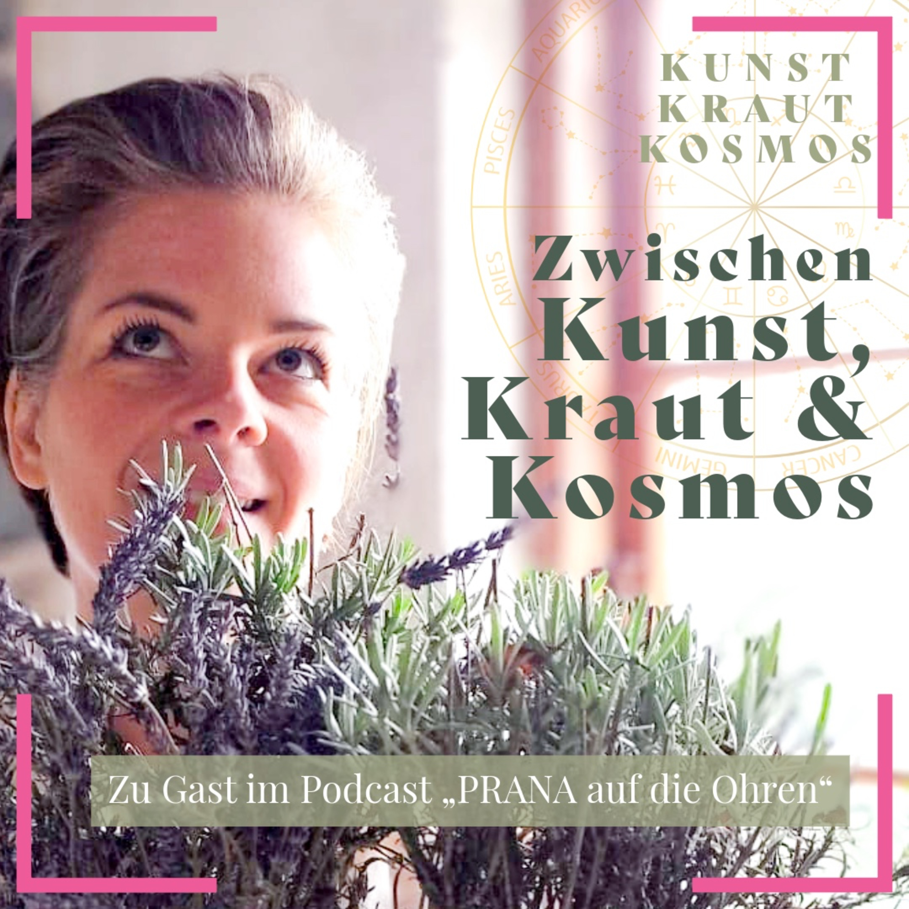 Zwischen Kunst, Kraut & Kosmos – Zu Gast im Podcast „Prana auf die Ohren“ episode artwork