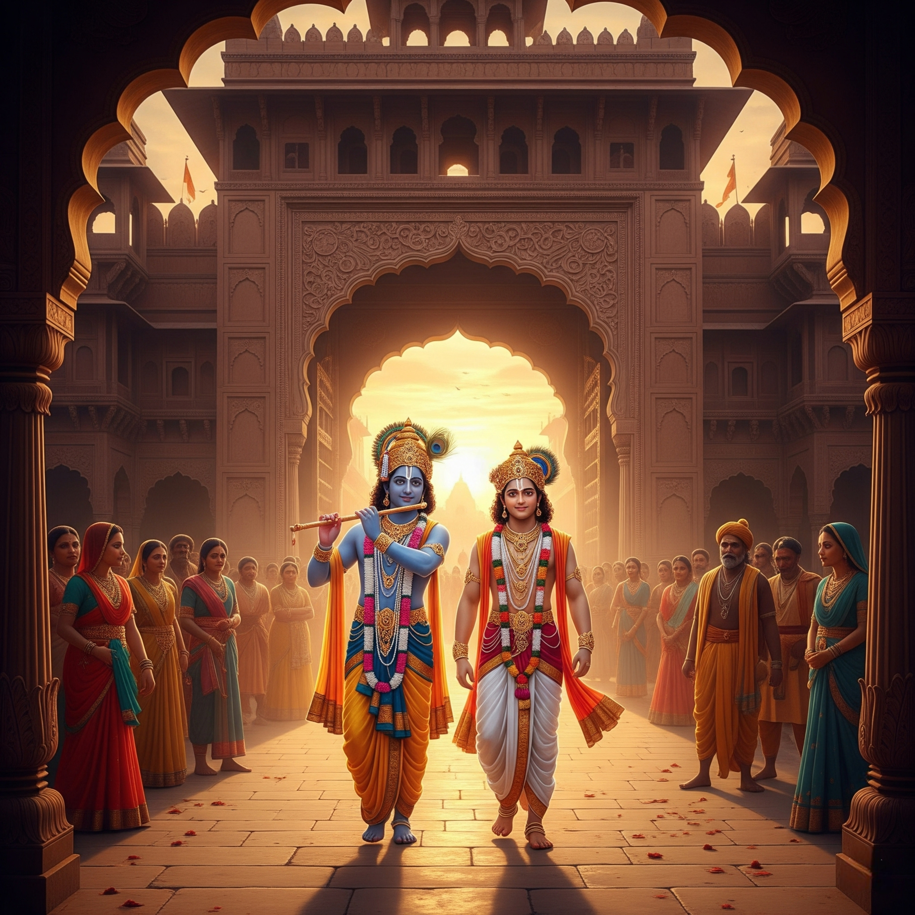 শ্রীকৃষ্ণ ও শ্রীবলরামের মথুরায় প্রবেশ episode artwork