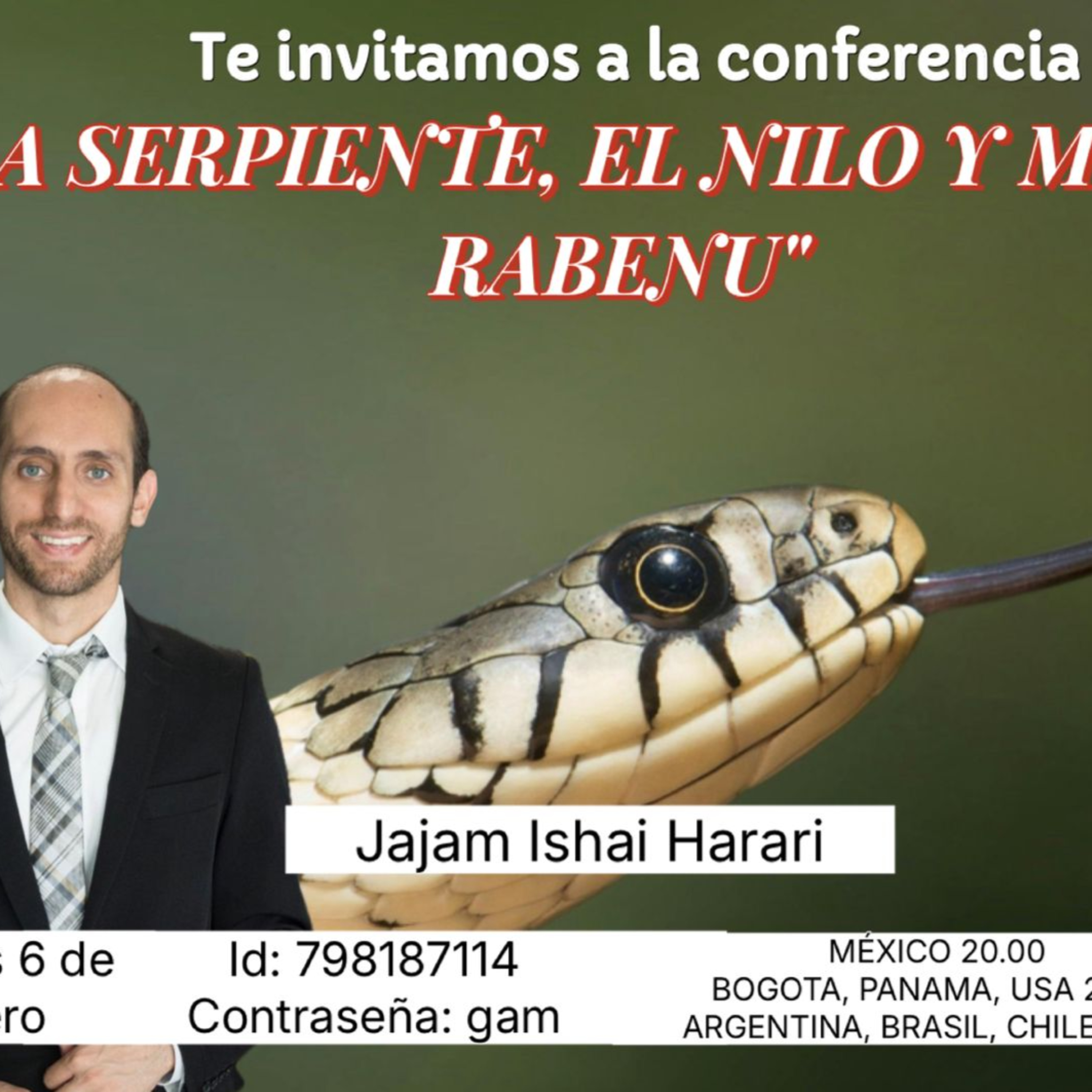RAB ISHAY HARARI- LA SERPIENTE EL NILO Y MOSHE RABENU