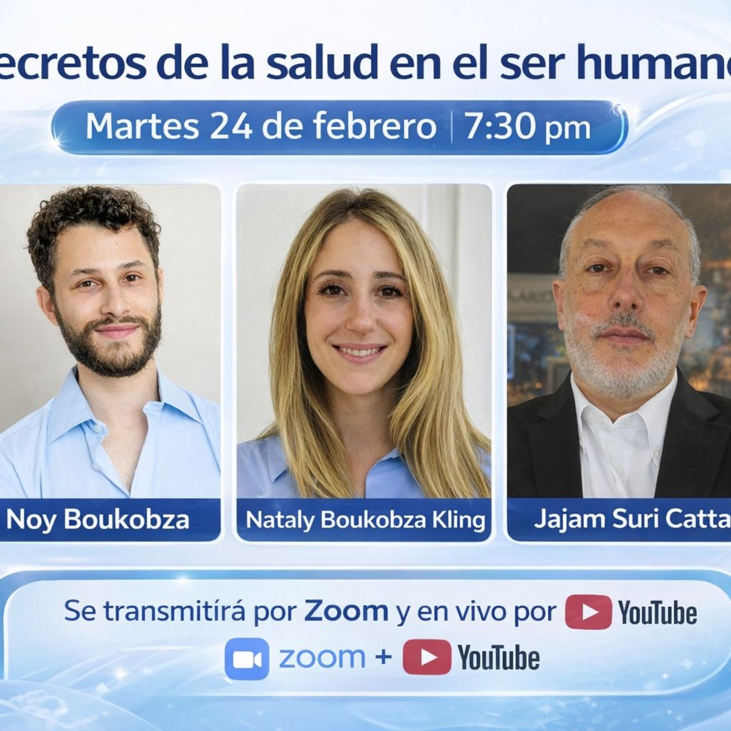 RAB SURI CATTAN- DRES NATHALY Y NOY BOUKOBZA- MENTE SANA CUERPO SANO- LOS 5 CUERPOS QUE TENEMOS episode artwork