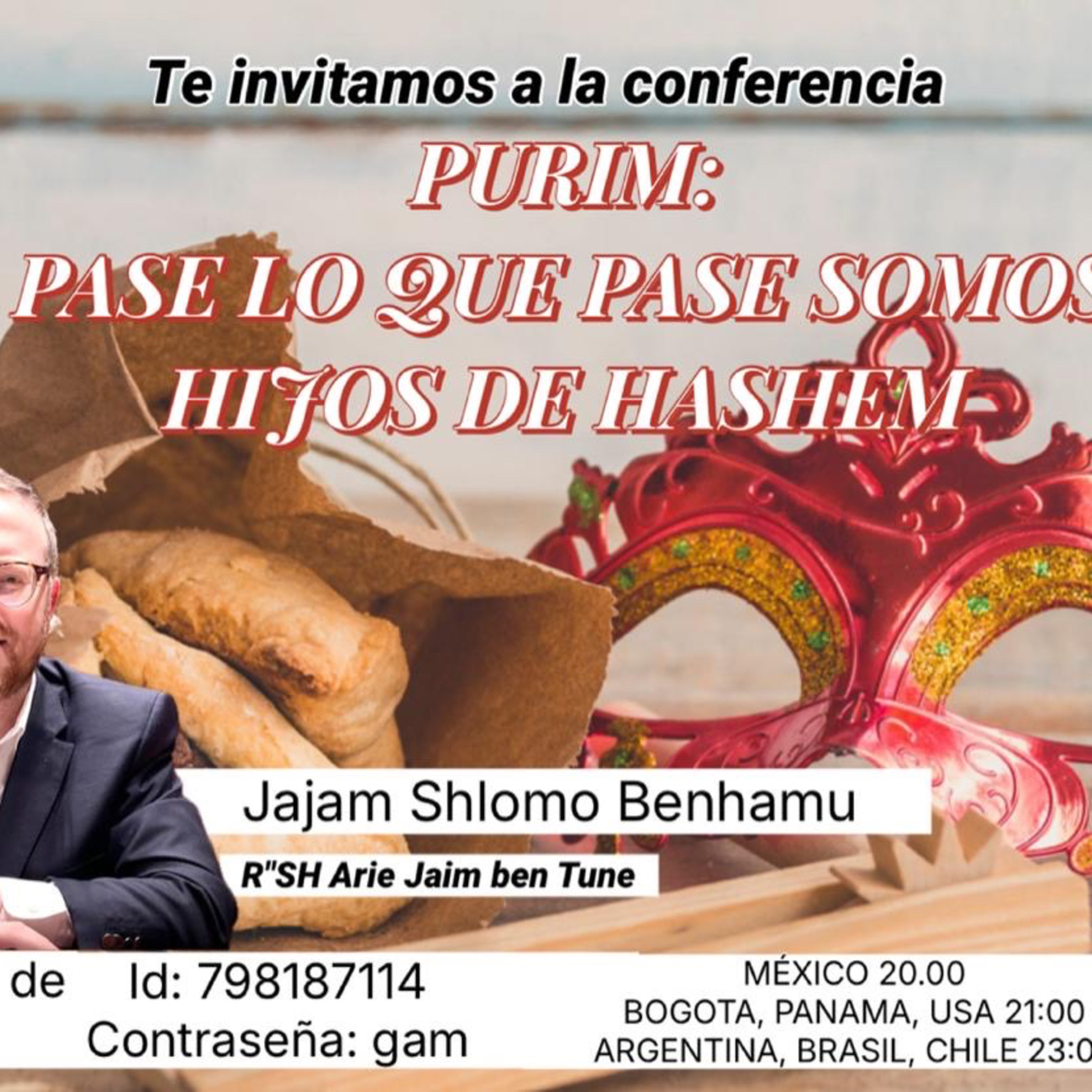 RAB SHLOMO BENHAMU- PURIM 5786- PASE LO QUE PASE SOMOS HIJOS DE HASHEM episode artwork