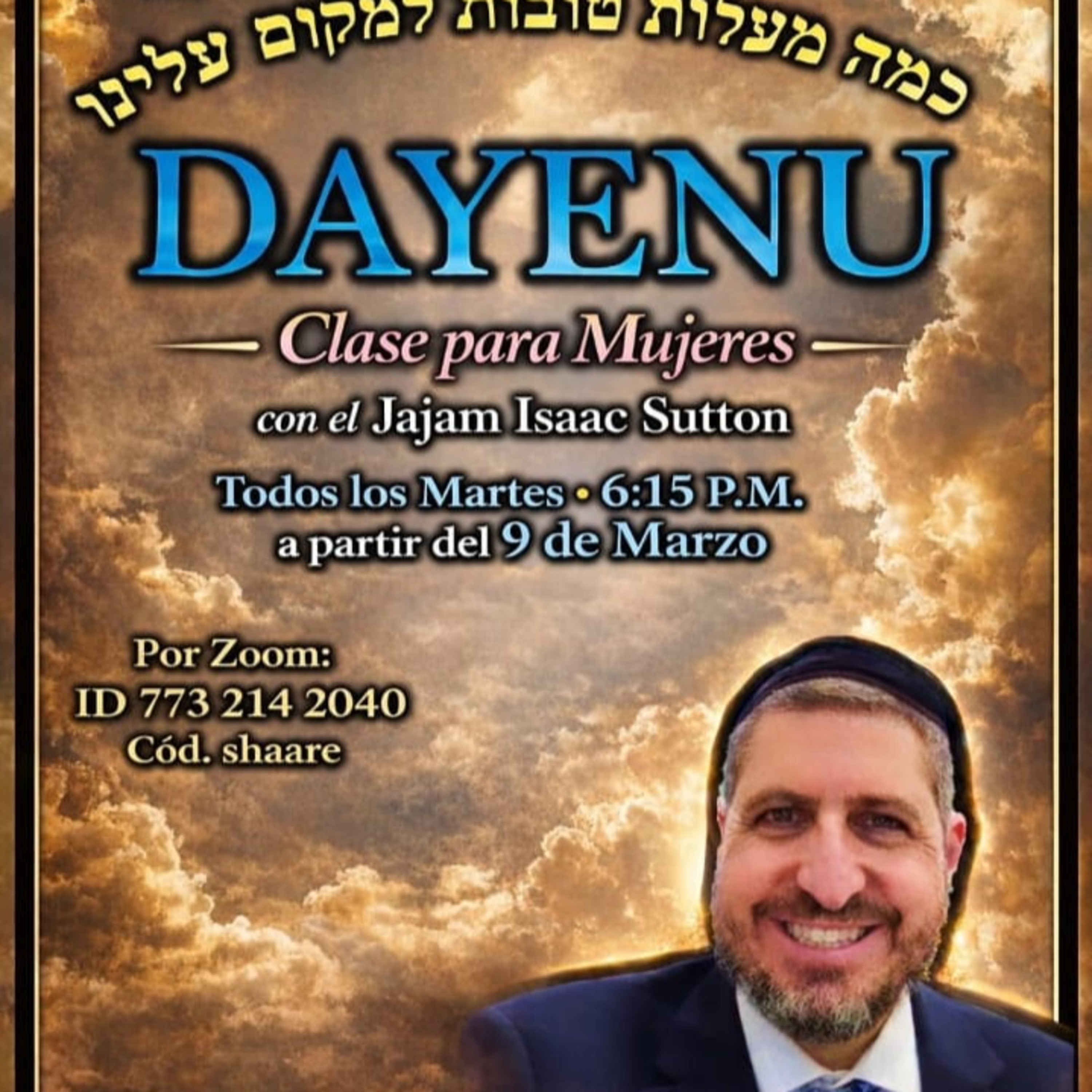 RAB ISAAC SUTTON- DAYENU- CANTA TUS BENDICIONES episode artwork
