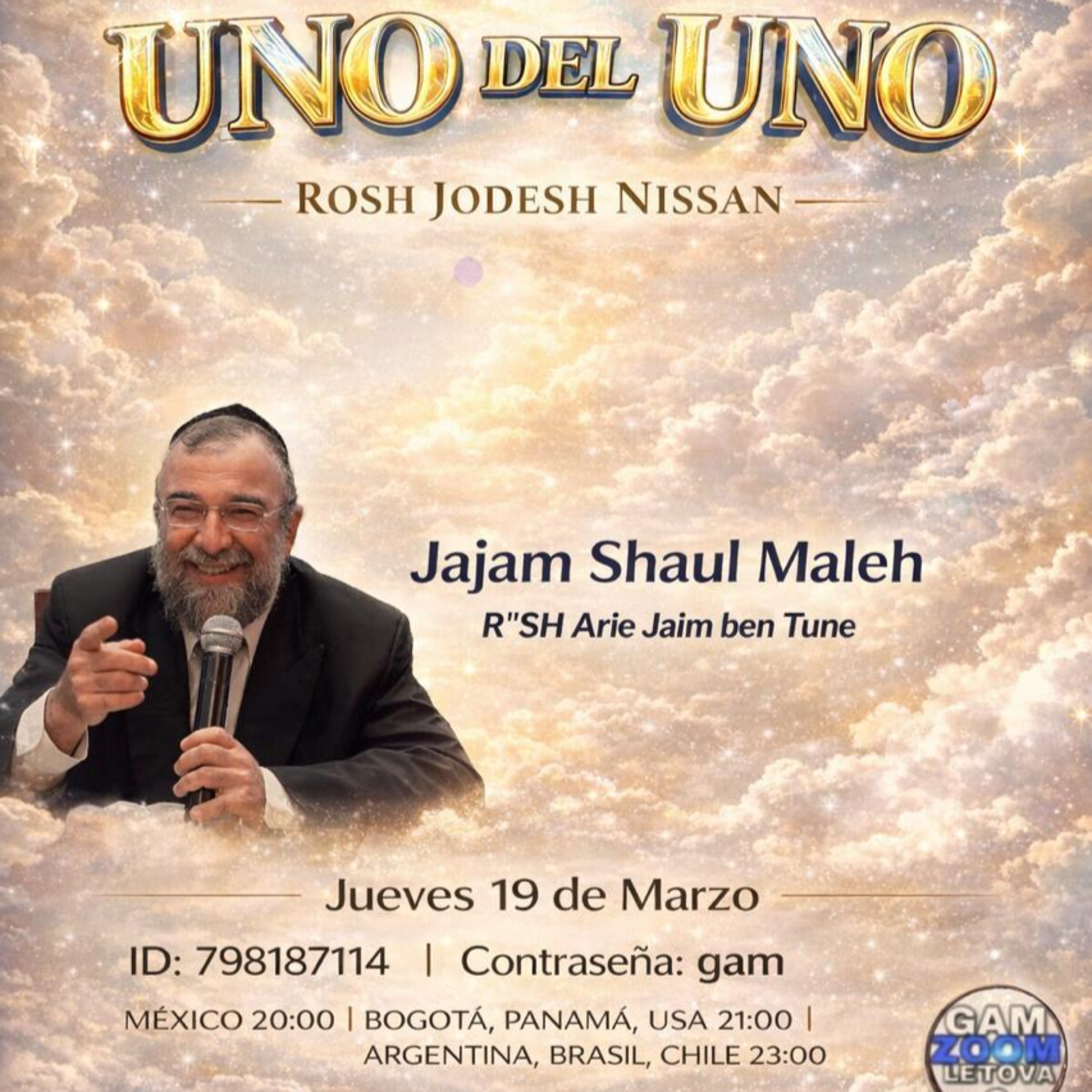RAB SHAUL MALEJ- ROSH JODESH NISSAN- UNO DEL UNO episode artwork