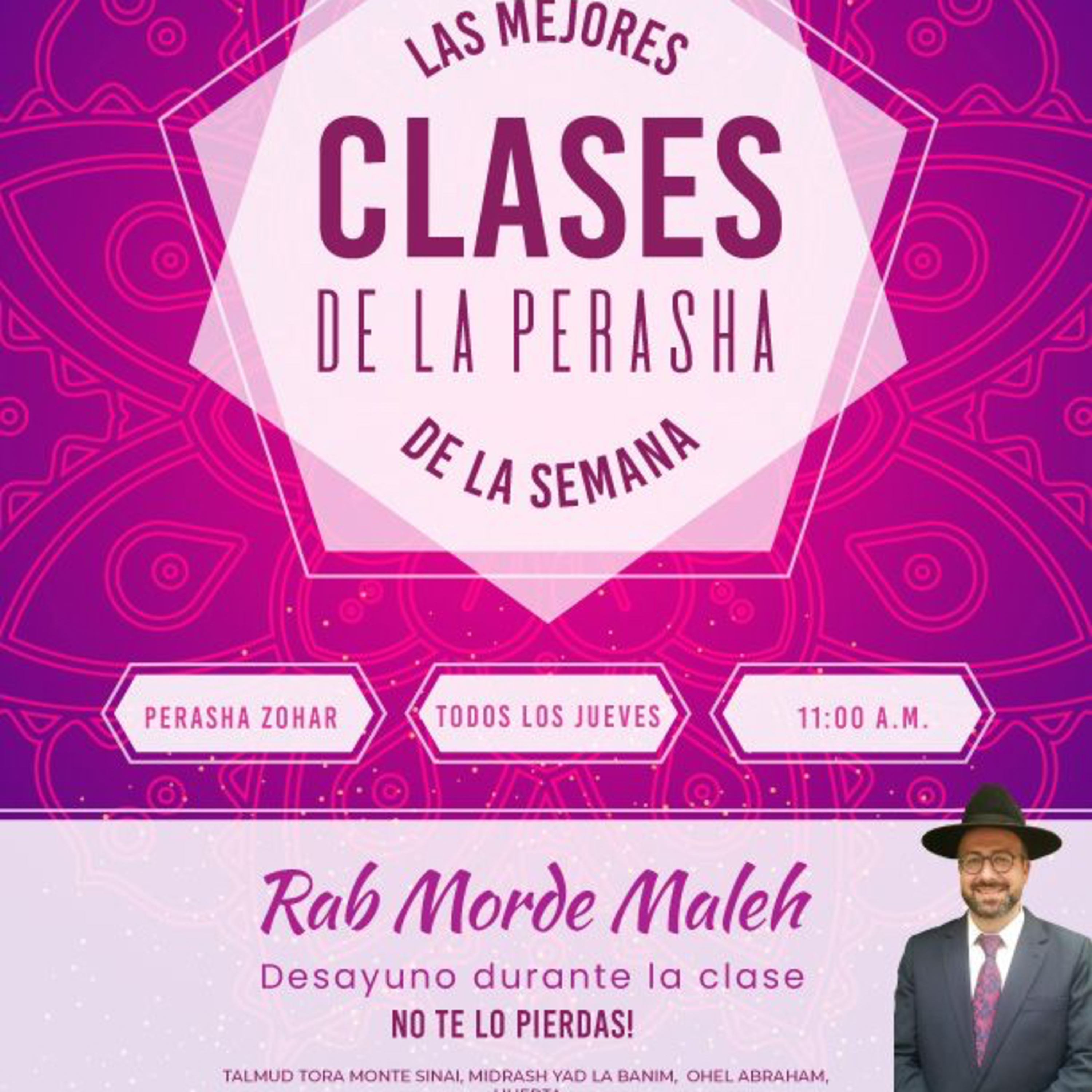 RAB MORDEJAY MALEJ-PERASHA CON ZOHAR - TZAV - PESAJ 5786 episode artwork