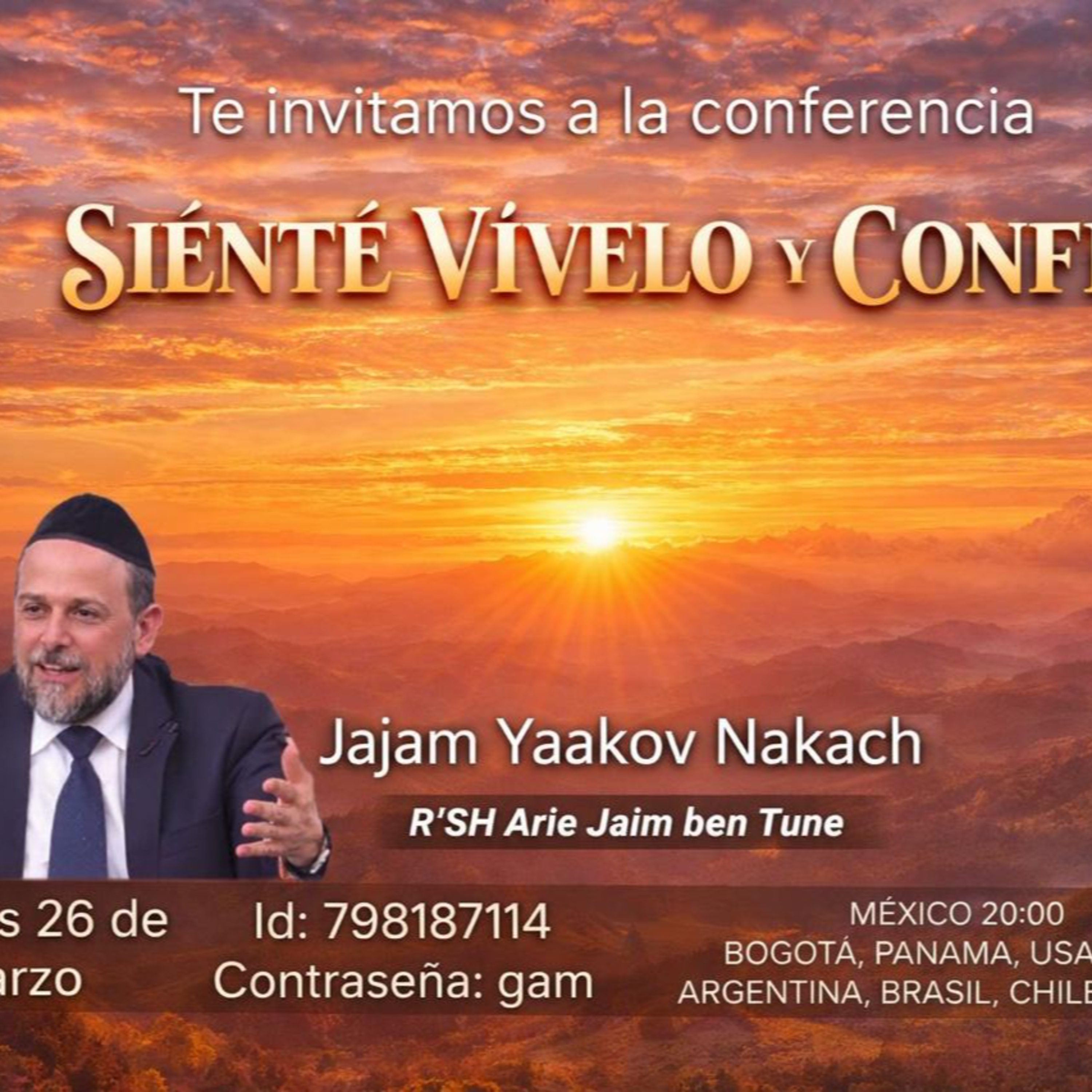 RAB YAAKOV NACACH- SIENTE VIVELO Y CONFIA episode artwork