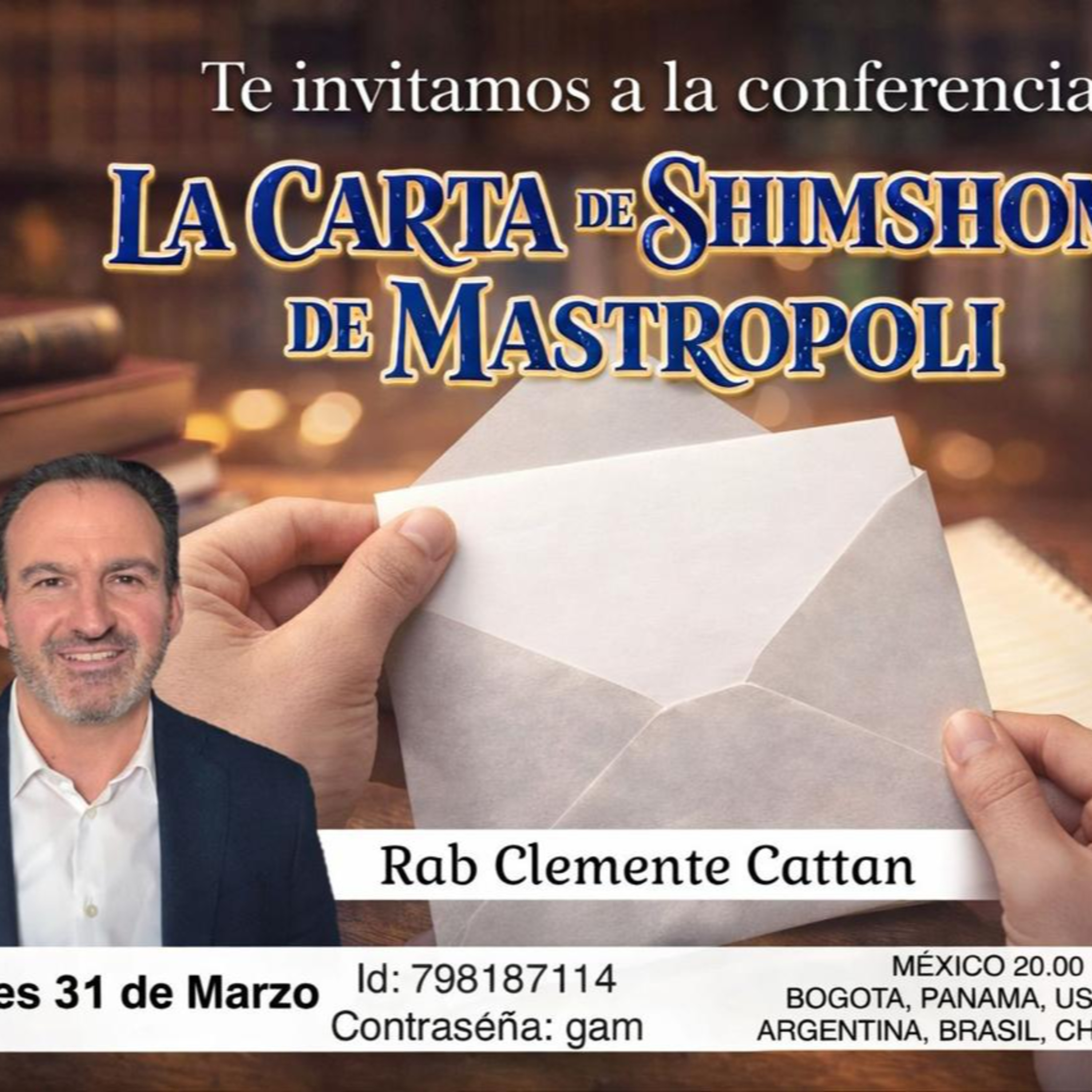 RAB CLEMENTE CATTAN- CARTA DE RAB SHIMSHON MEASTROPOLI 5786 episode artwork