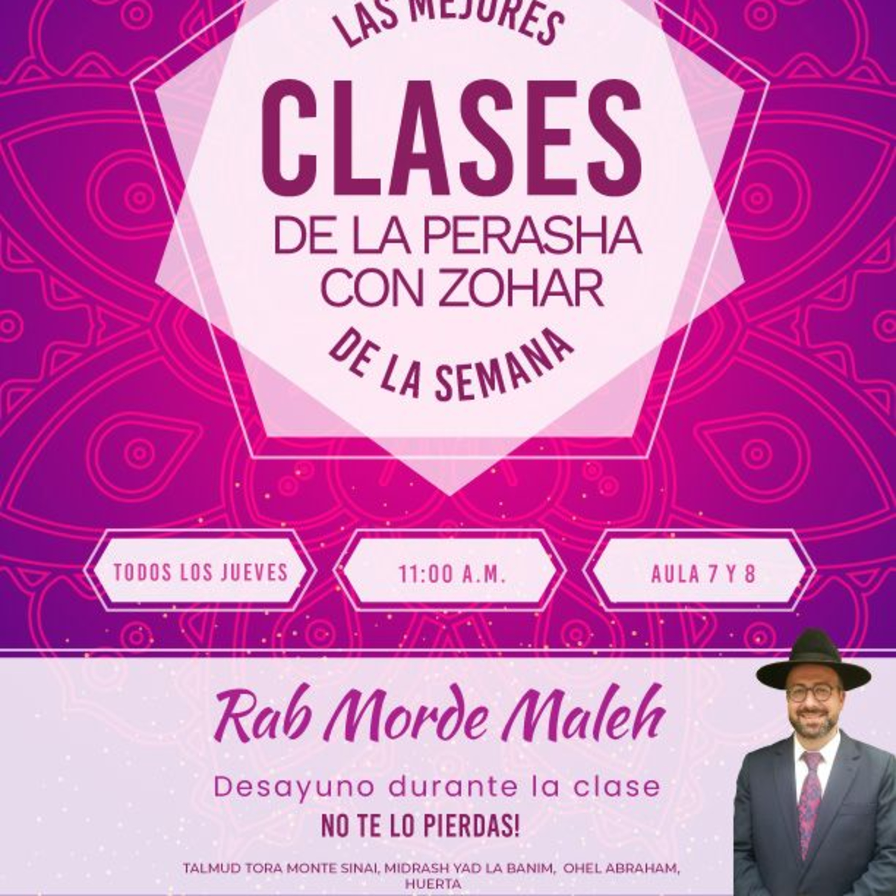 RAB MORDEJAY MALEJ- PERASHA CON ZOHAR- BAMIDBAR 5786 episode artwork