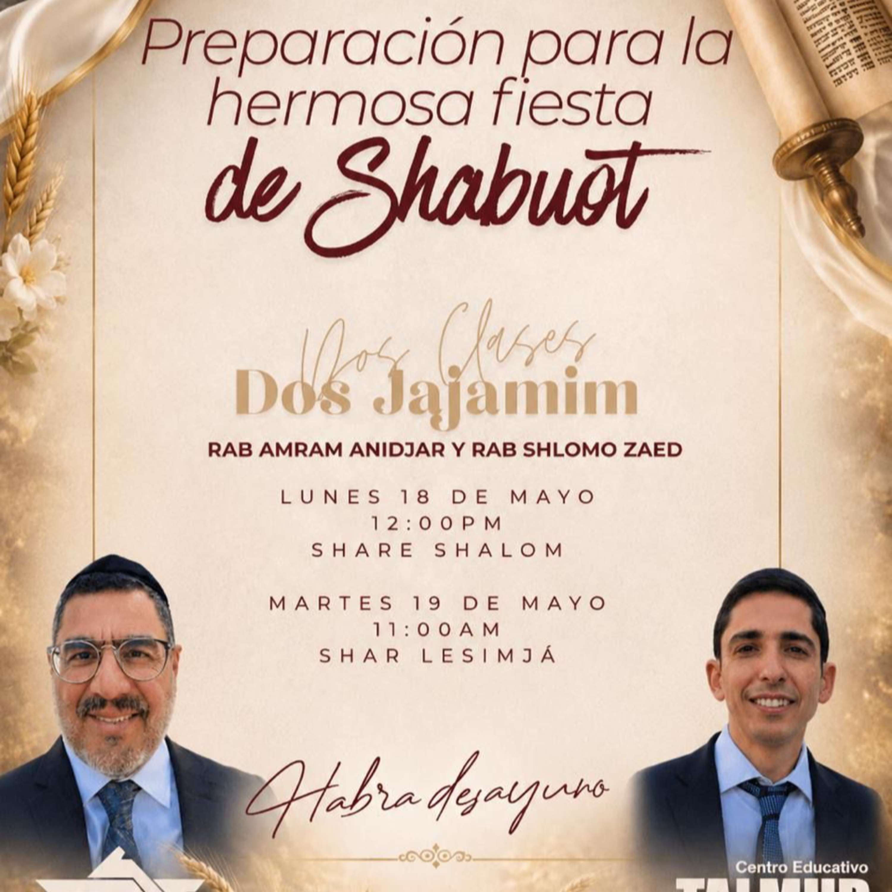 RABS SALLY ZAED Y AMRAM ANIDJAR- SHABUOT- HUMILDAD PARA RECIBIR LA TORA- 01 episode artwork