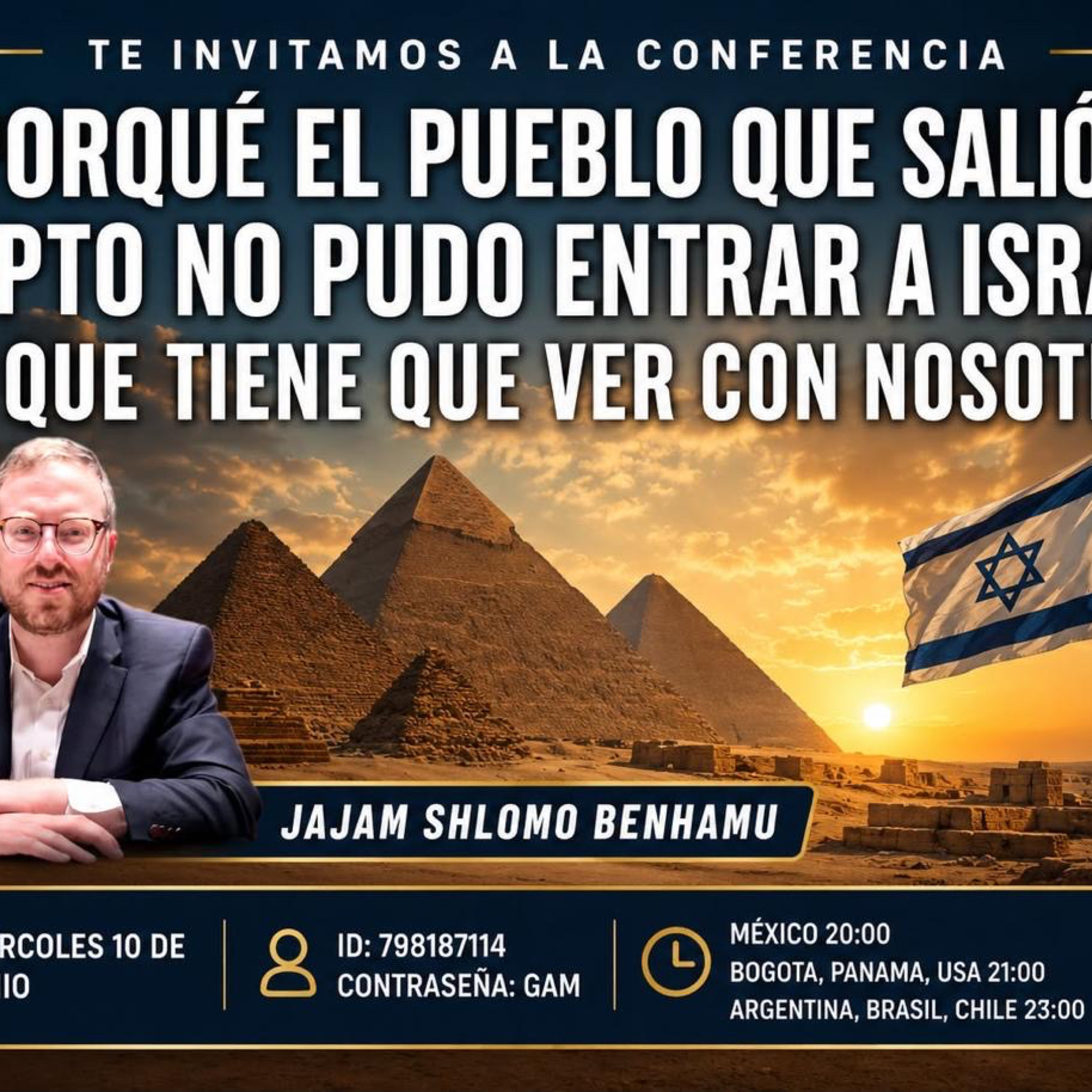 RAB SHLOMO BENHAMU- SHELAJ LEJA 5786- POR QUE LA GENTE QUE SALIO DE EGIPTO NO PUDO ENTRAR A ISRAEL? episode artwork